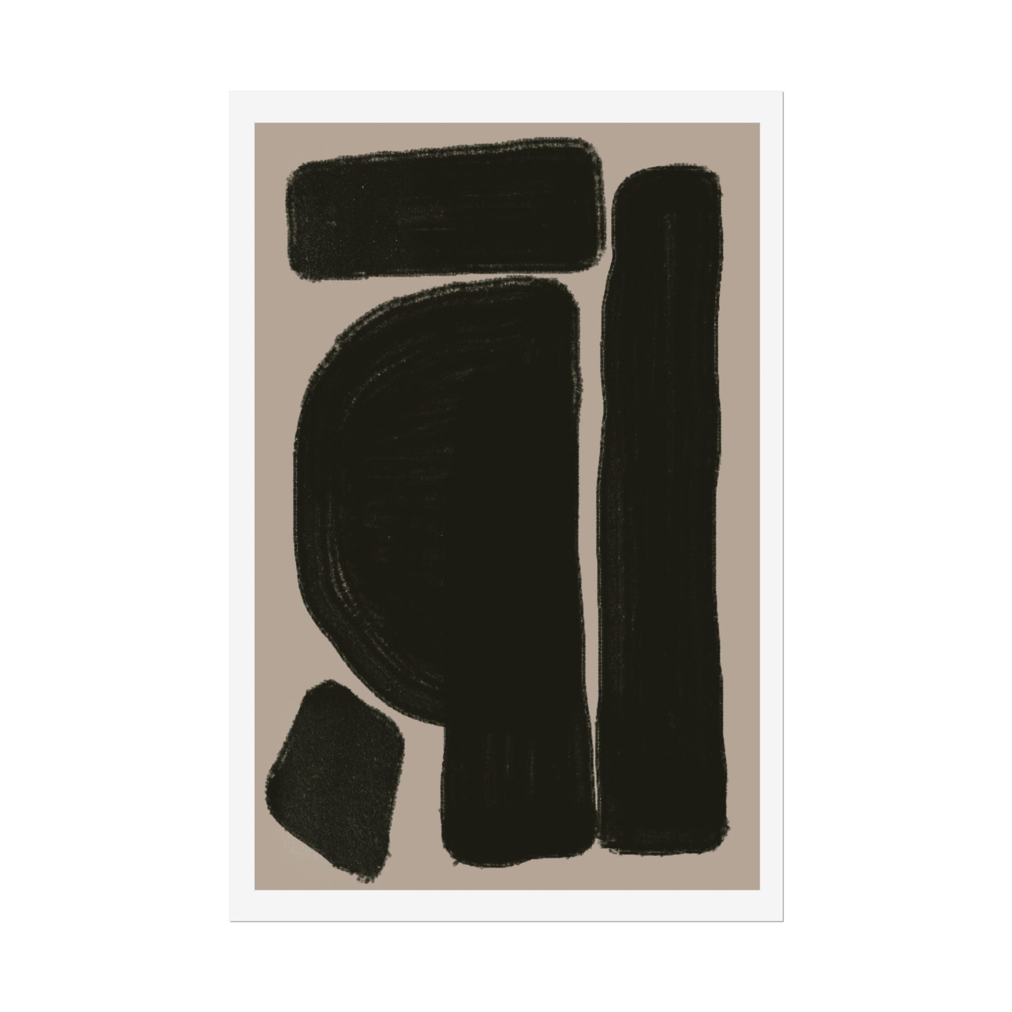 Velvet Obsidian Forms - Poster