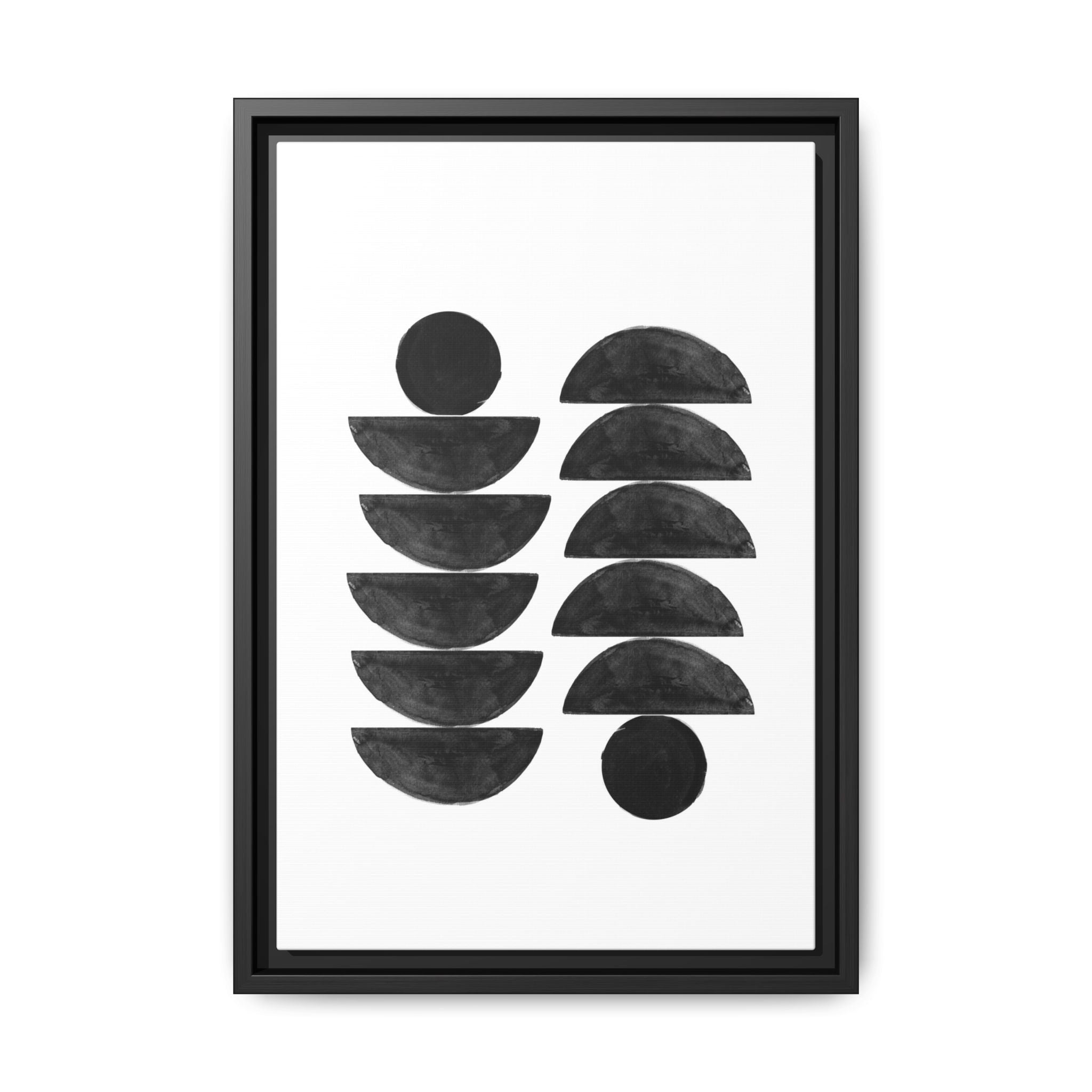 Obsidian Balance Echoes - Framed