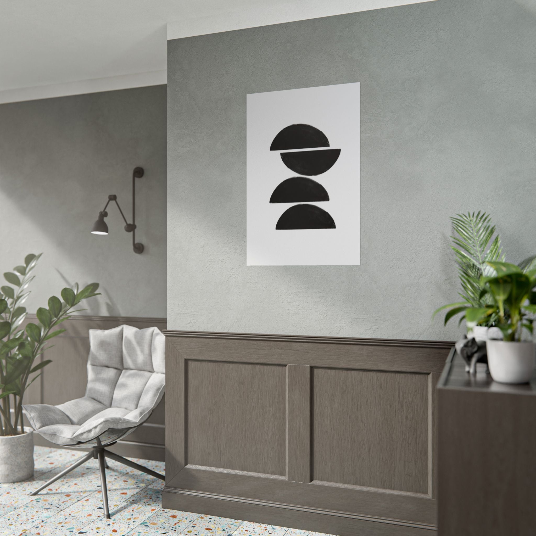 Noir Horizon Rhythm - Poster