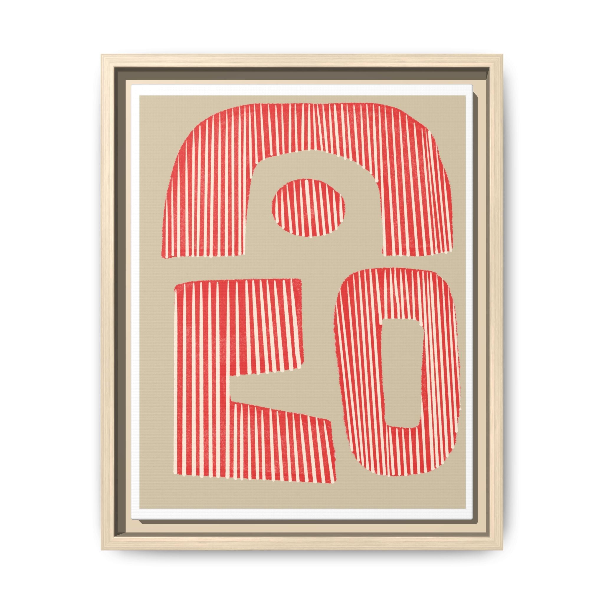Coral Echo Forms - Framed