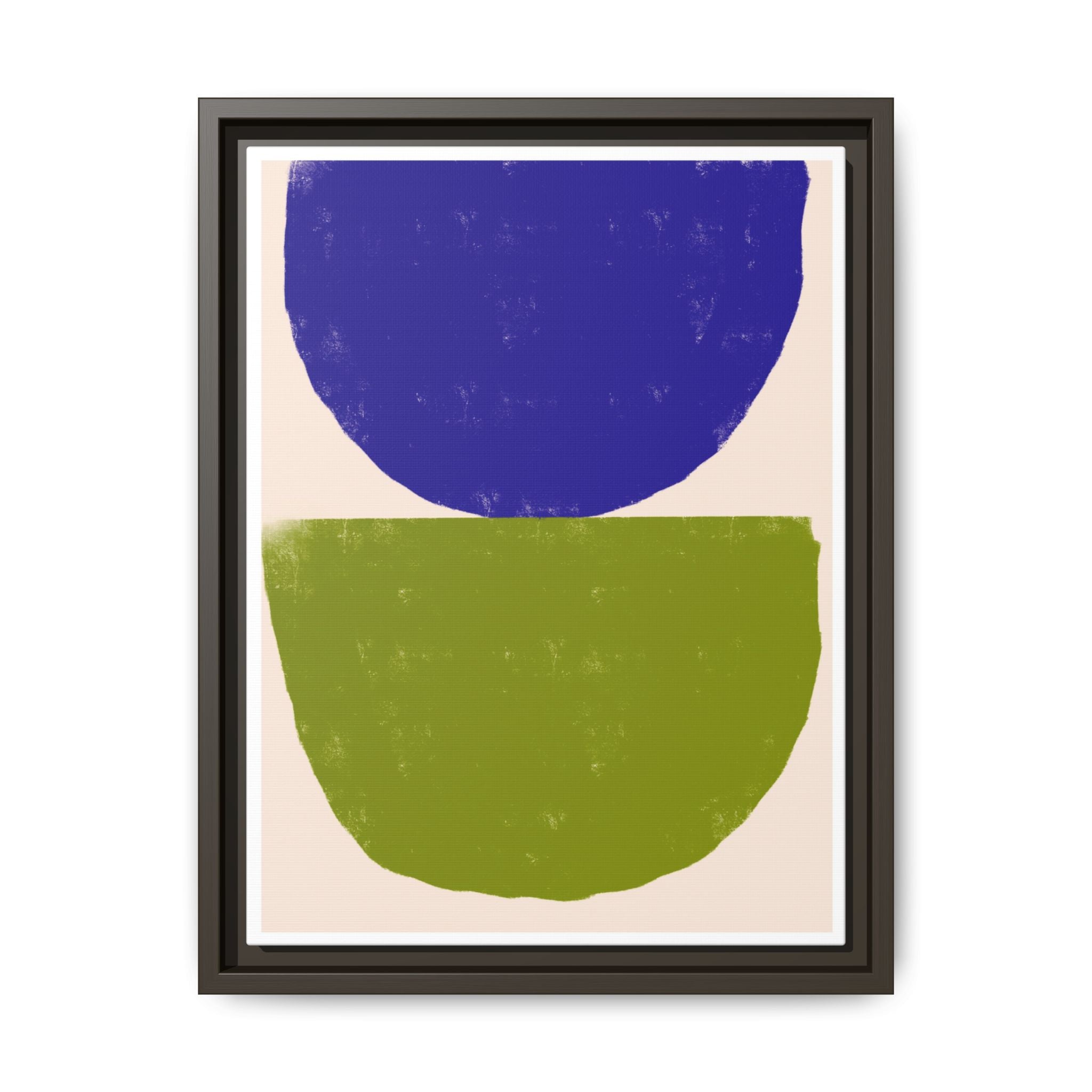 Cobalt Meadow Balance - Framed