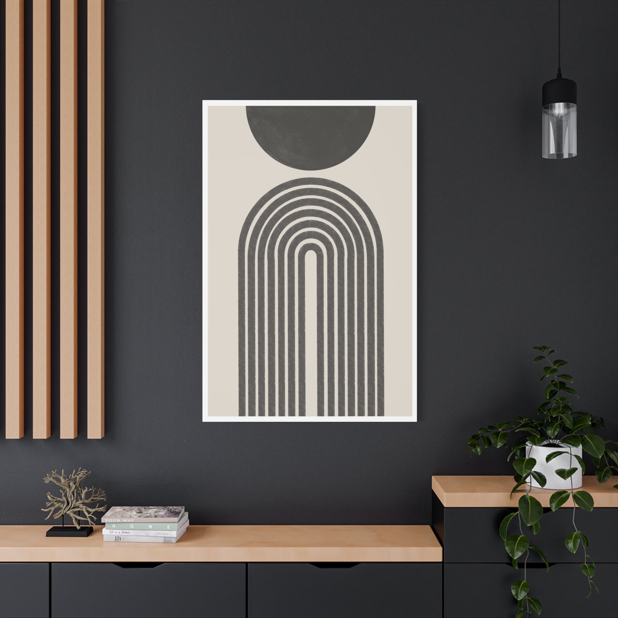 Obsidian Arch Resonance - Canvas