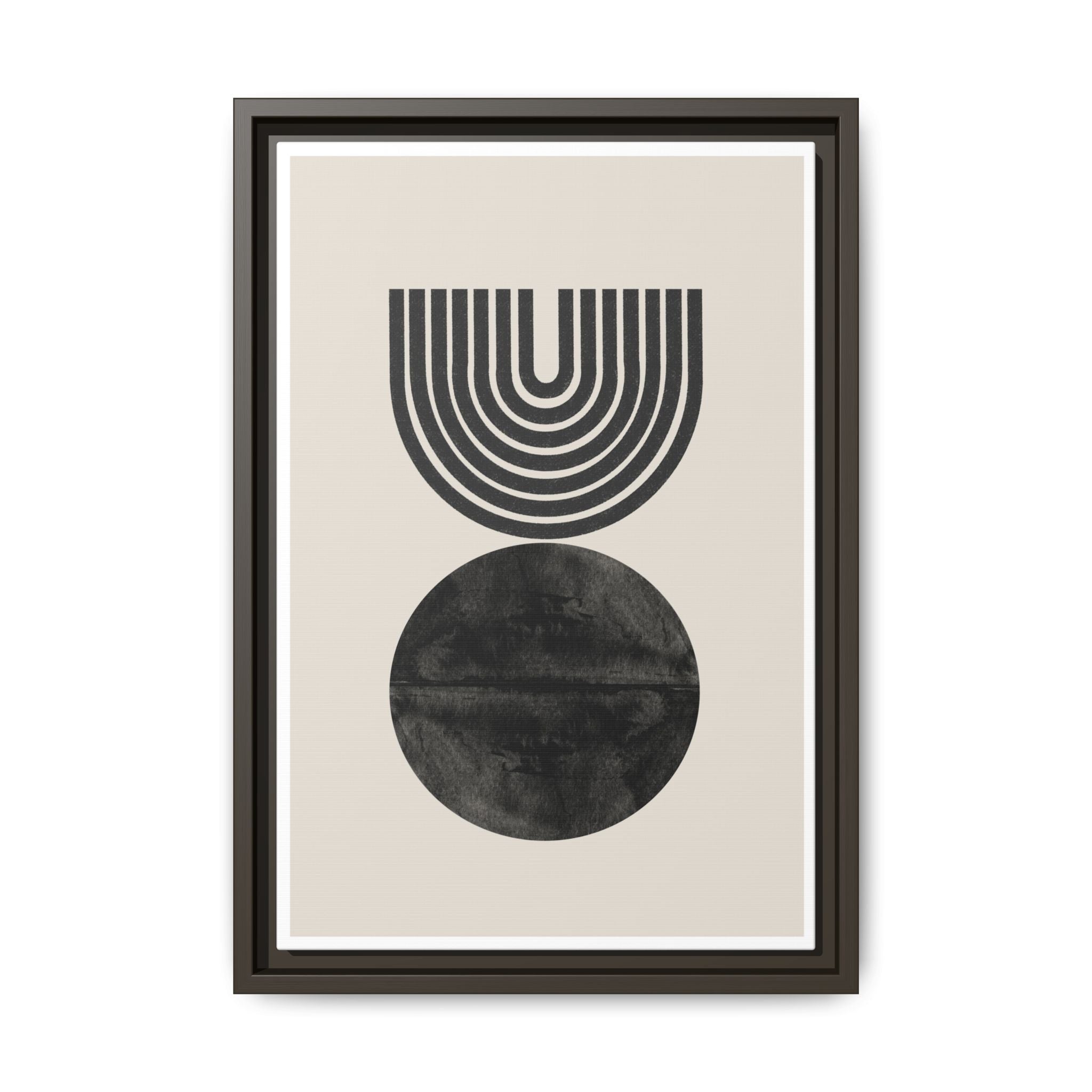 Obsidian Echo Arches - Framed