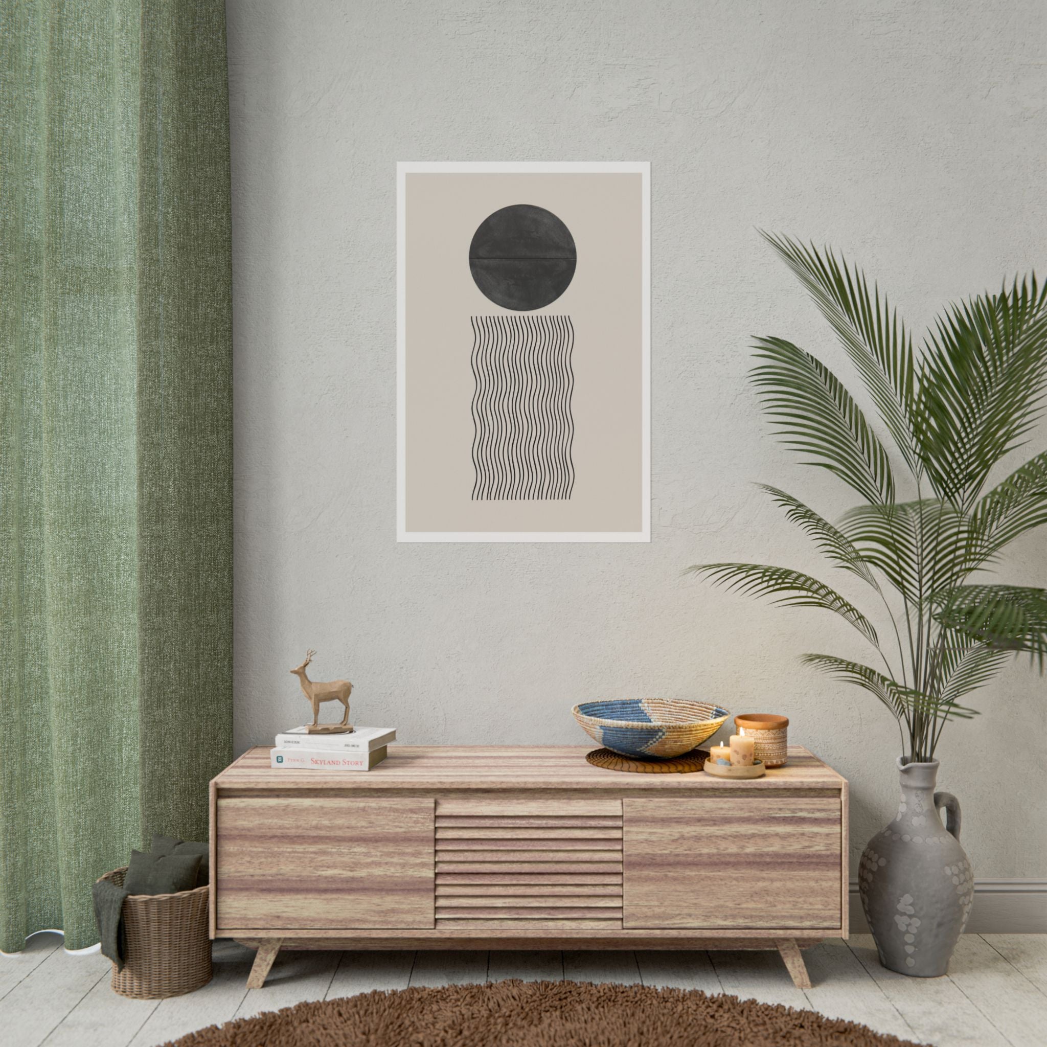 Celestial Wave Alignment - Poster