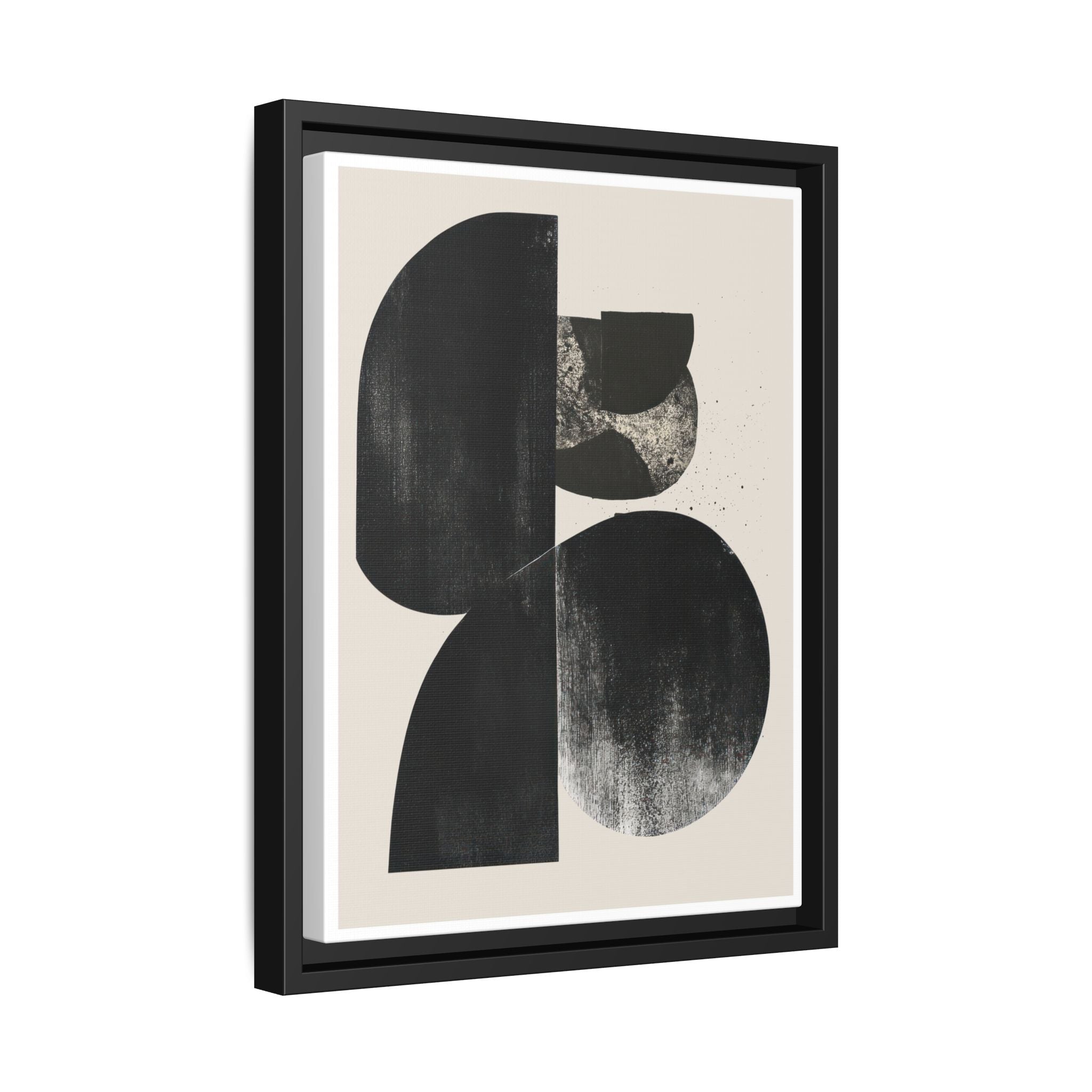Obsidian Drift Composition - Framed