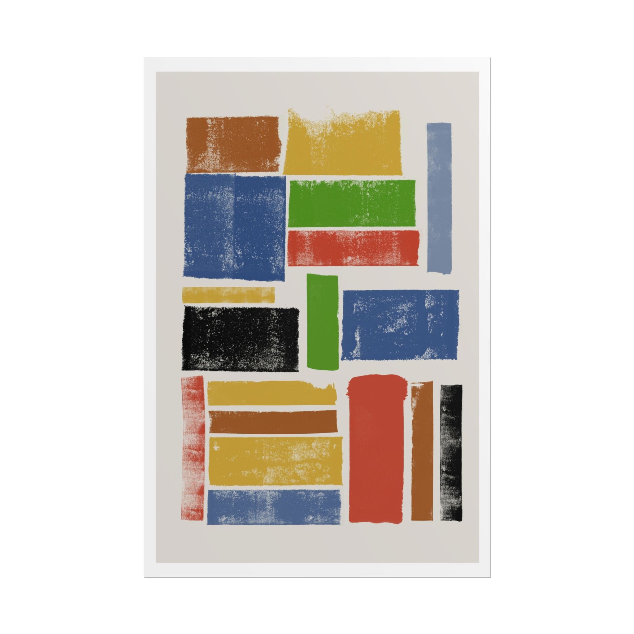 Playful Color Rhythm - Poster