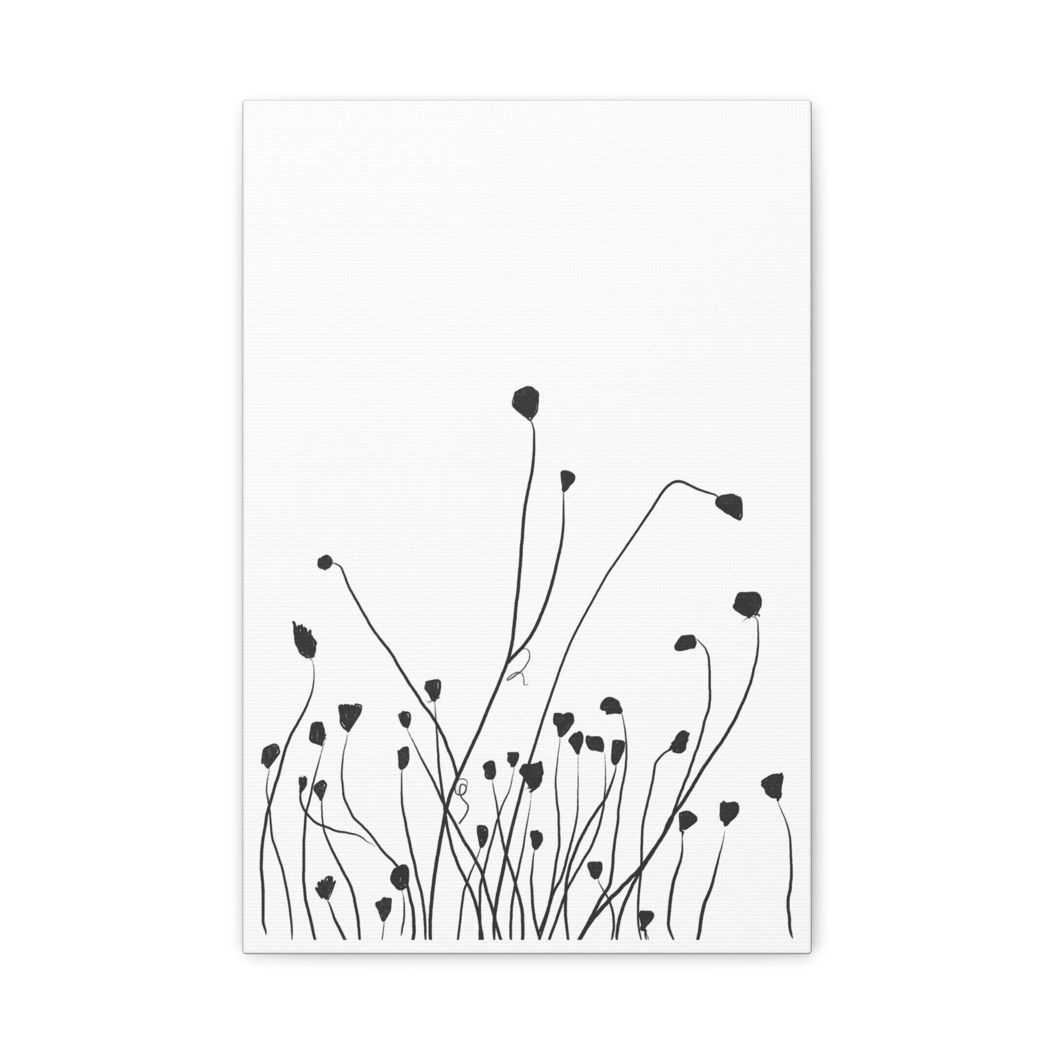 Silent Bloom Horizon - Canvas