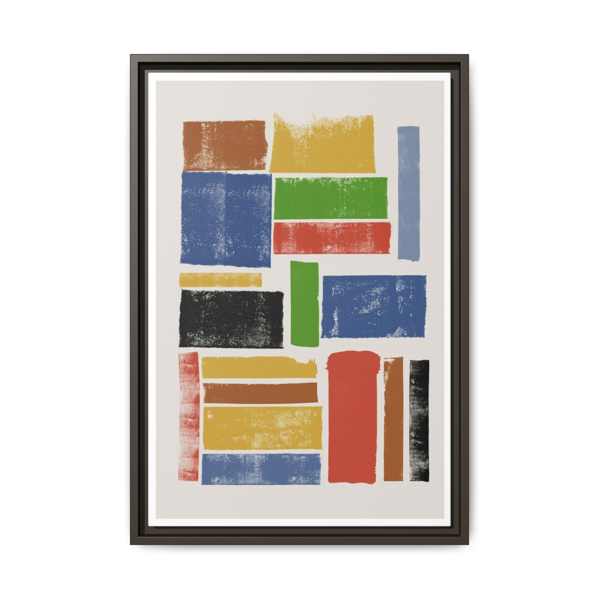 Playful Color Rhythm - Framed