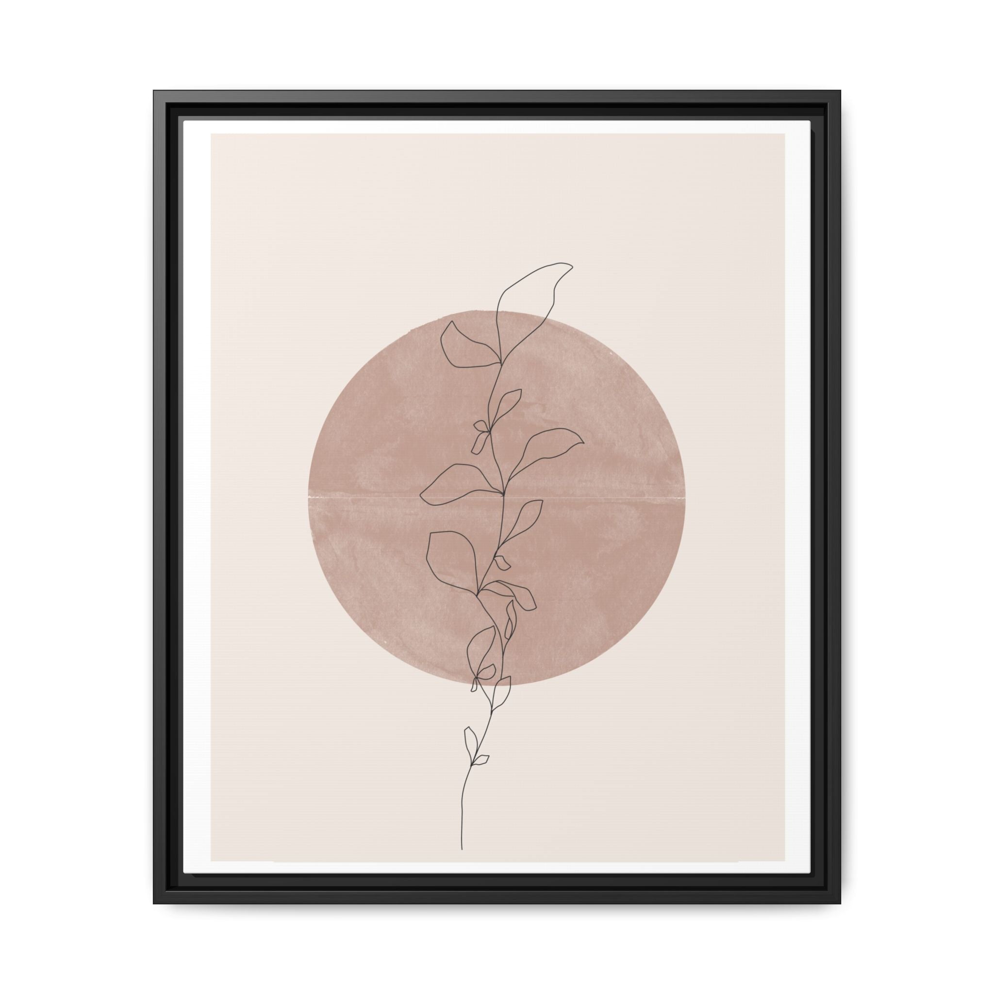 Blush Moonvine Quietude - Framed