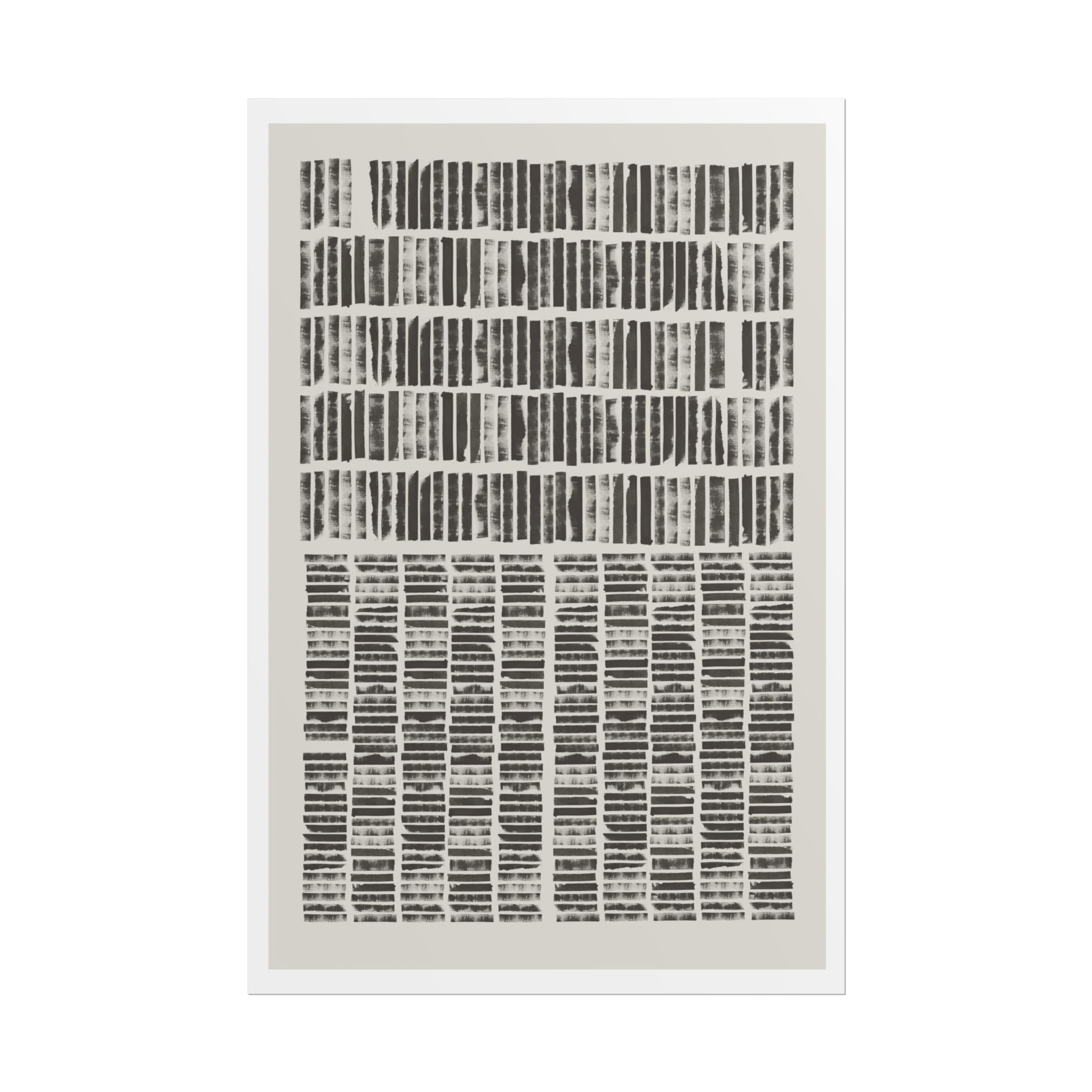 Shadow Rhythm Columns - Poster