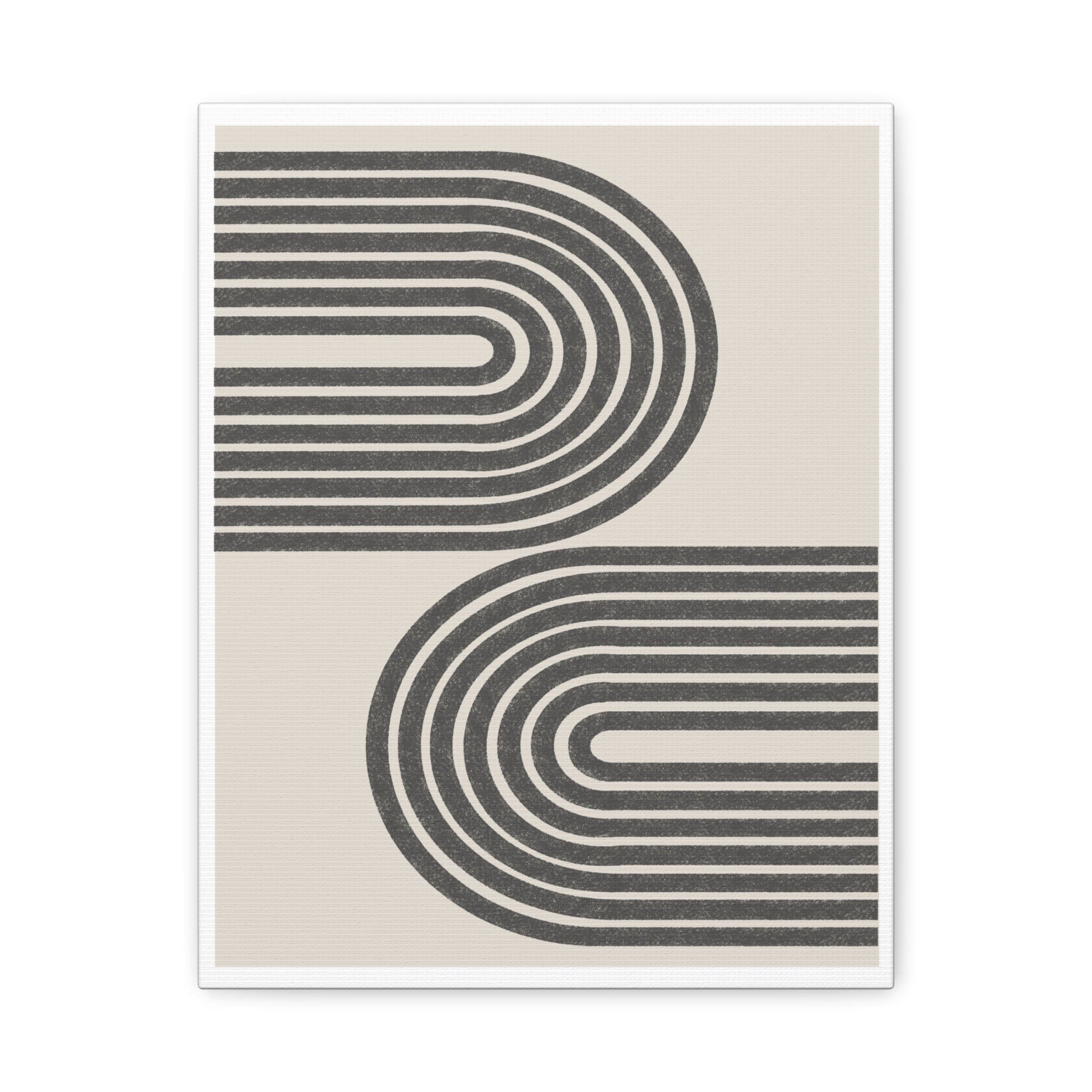 Twin Horizon Currents - Canvas