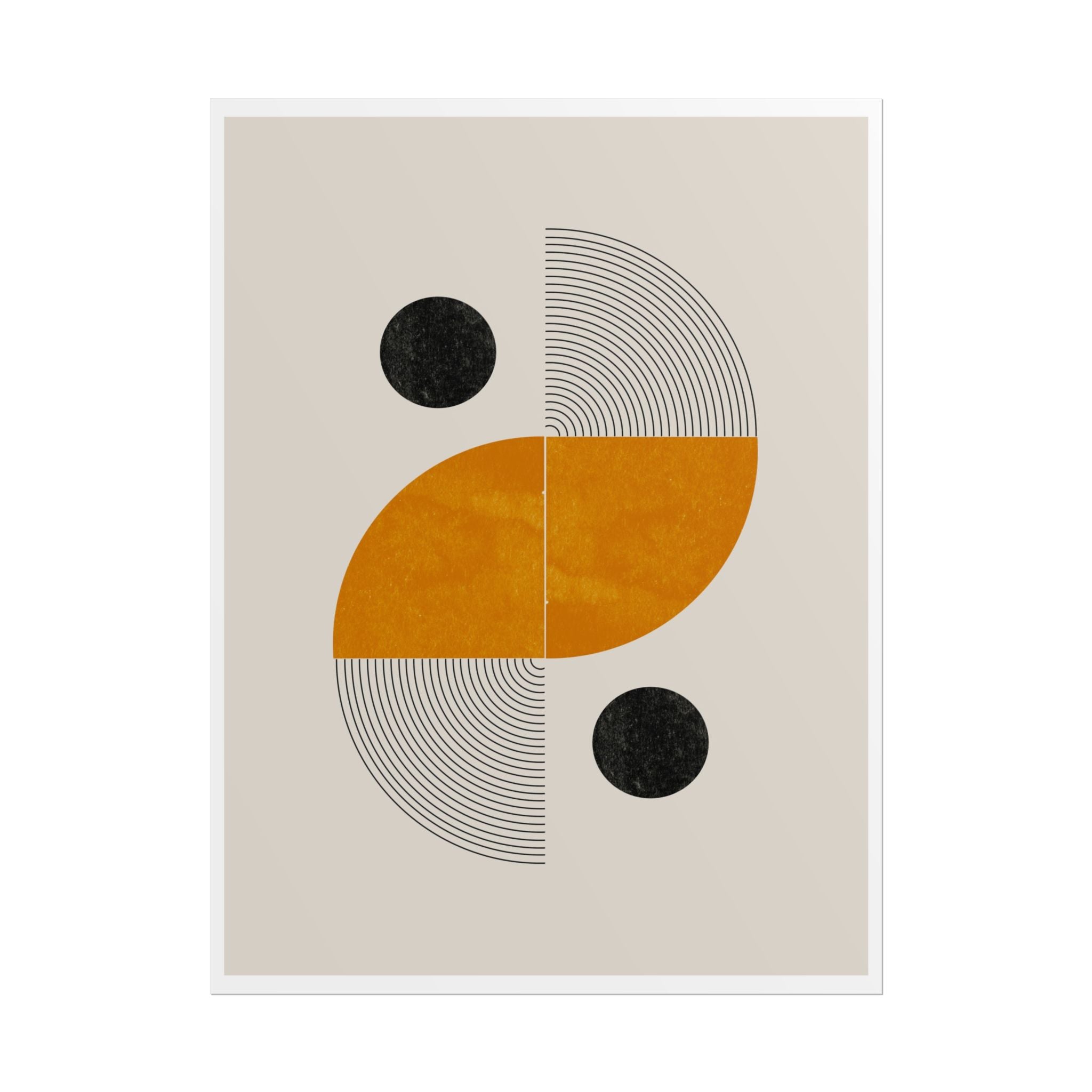 Amber Orbit Balance - Poster