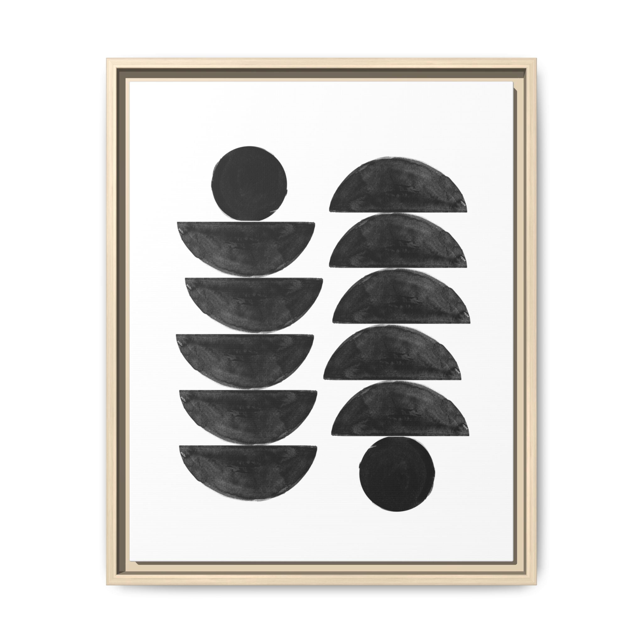 Obsidian Balance Echoes - Framed
