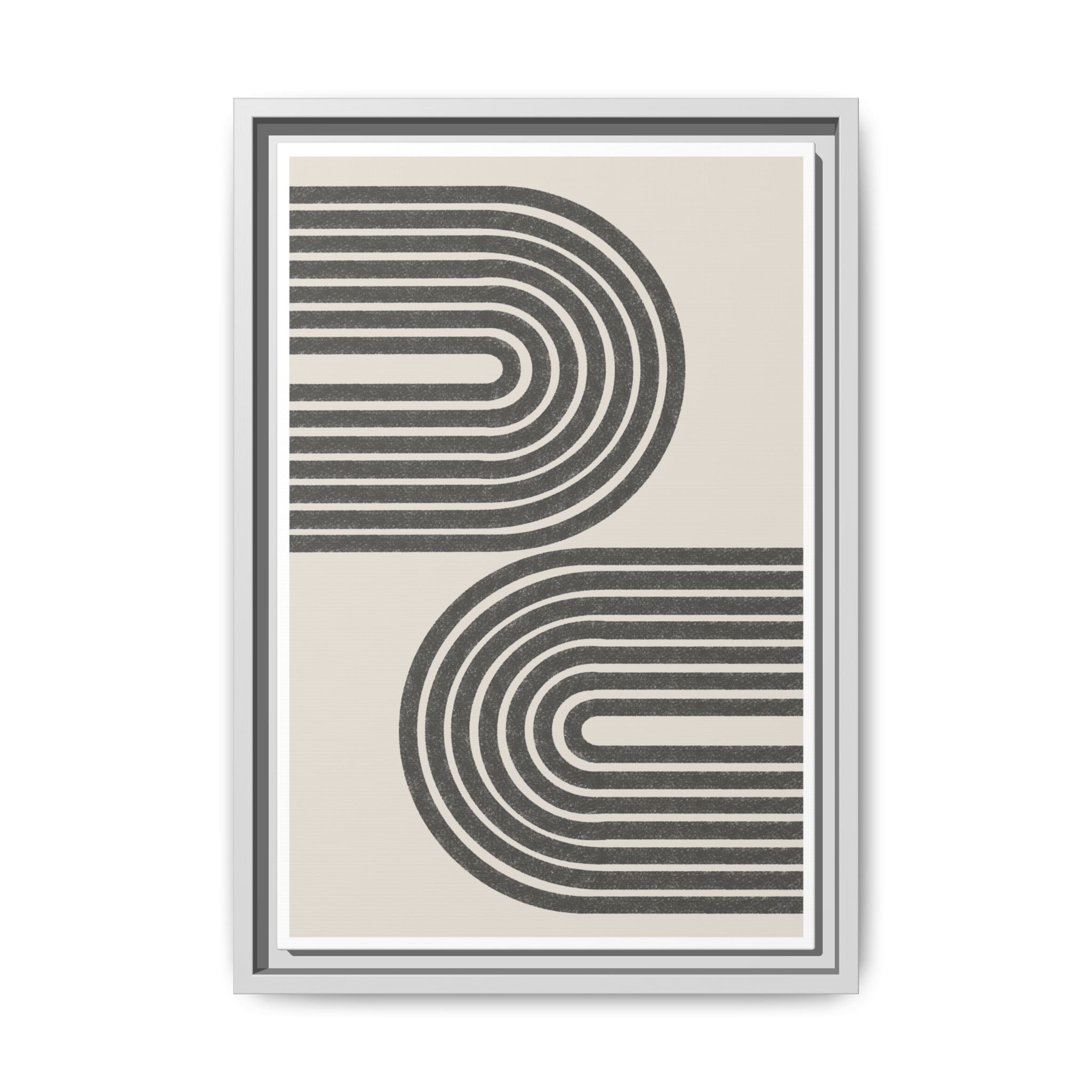 Twin Horizon Currents - Framed