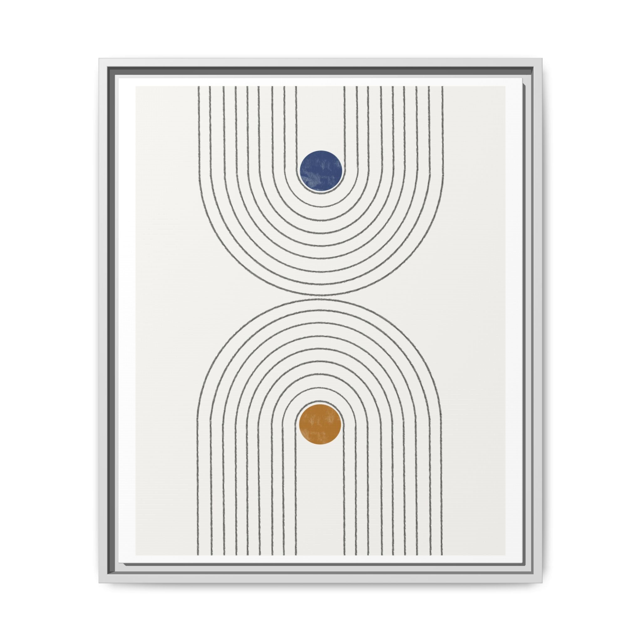 Dual Orbit Rhythm - Framed