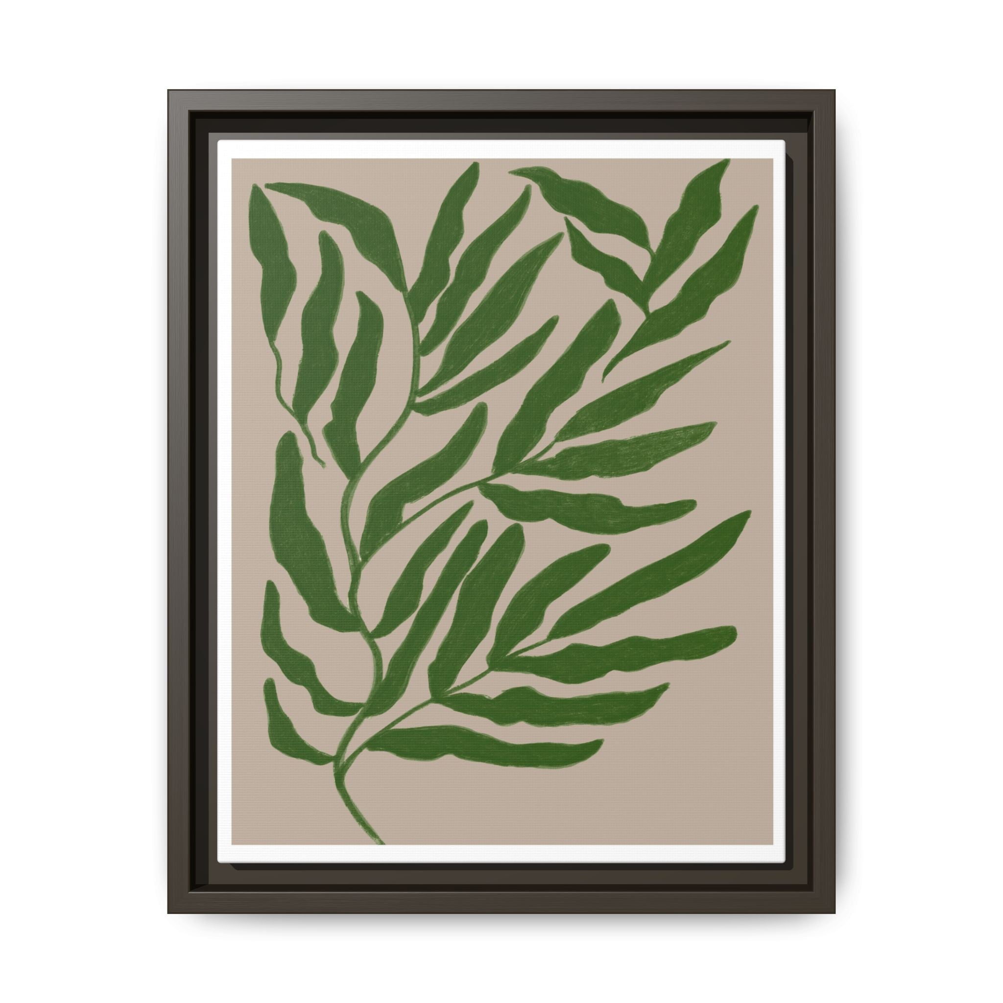Emerald Canopy Drift - Framed