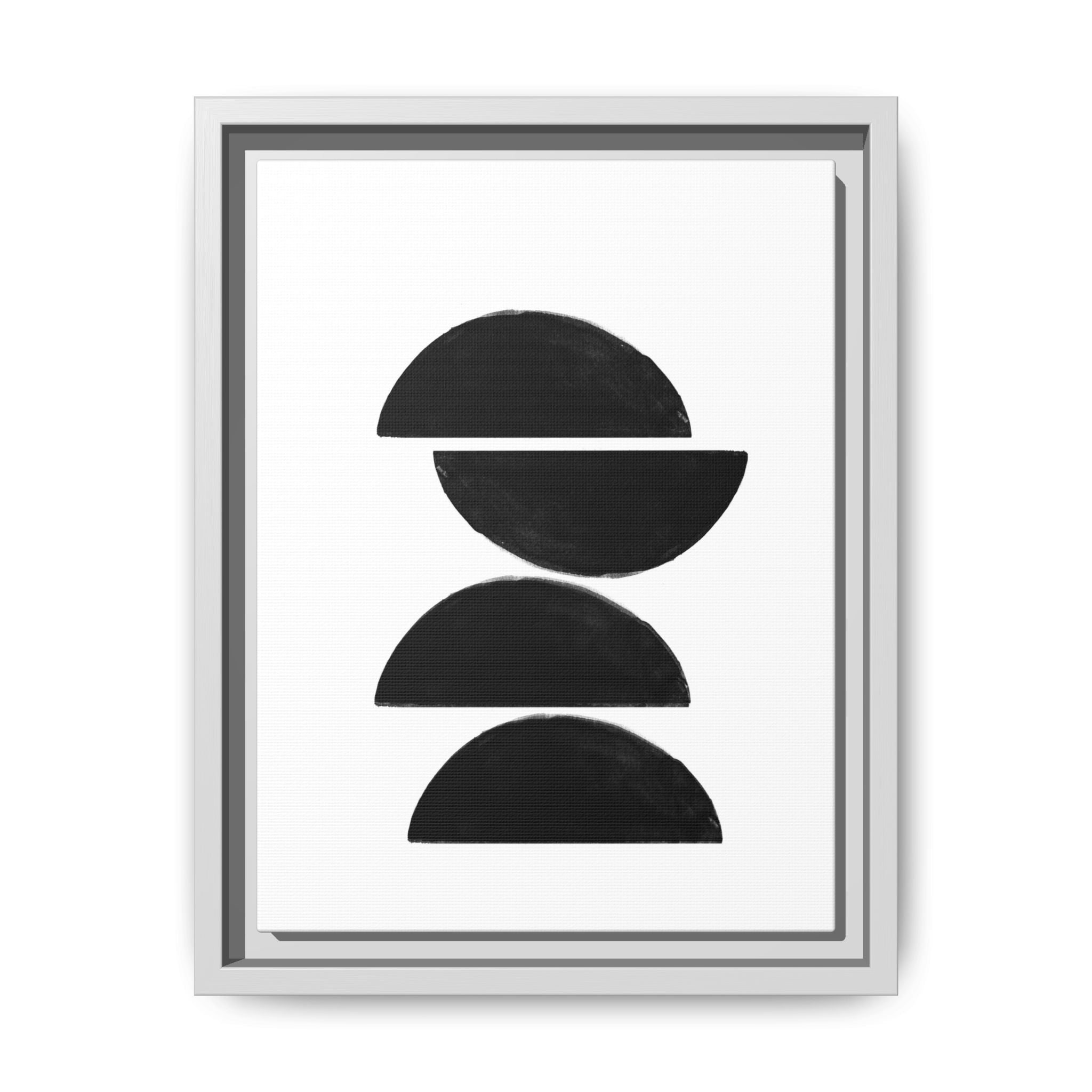 Noir Horizon Rhythm - Framed