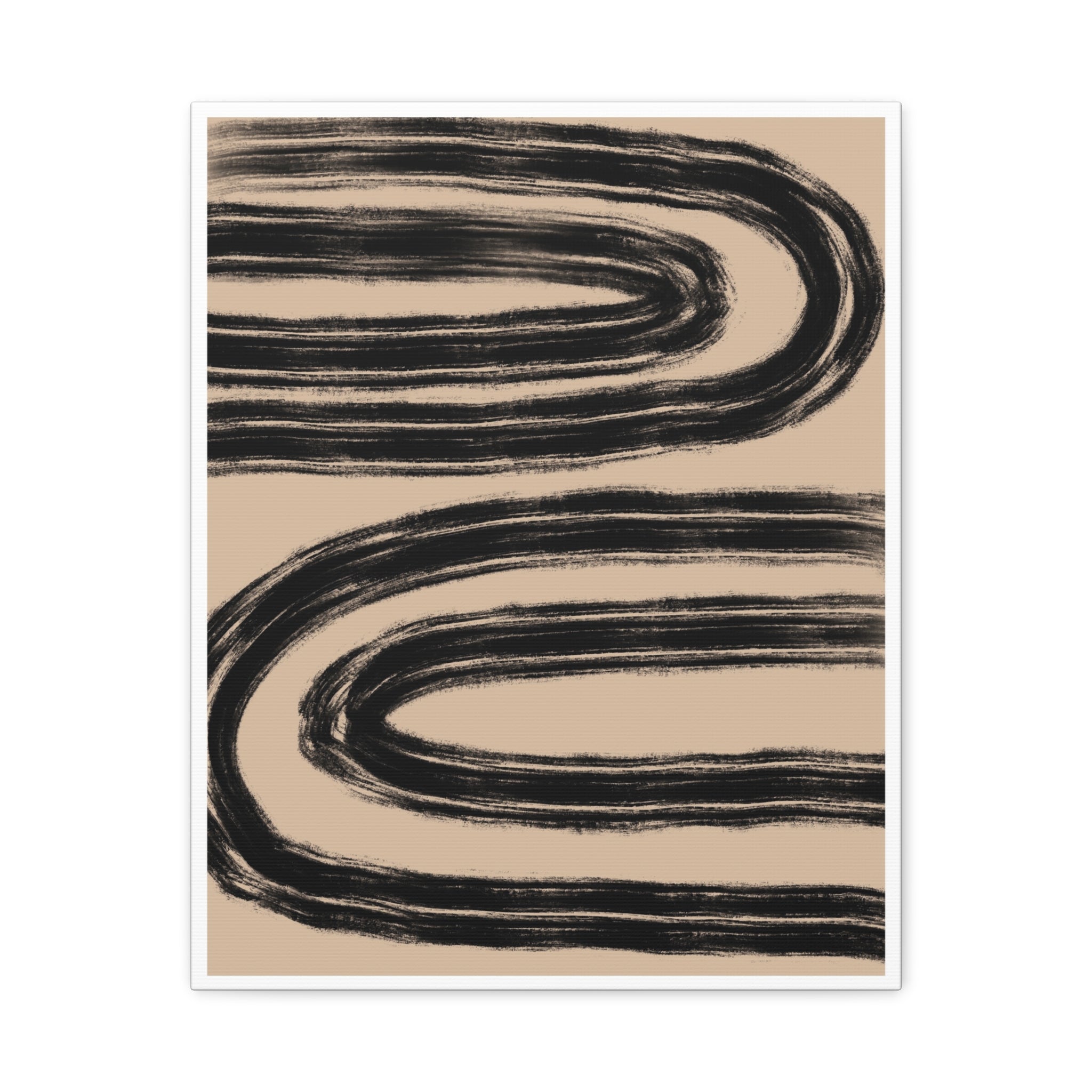 Midnight Current Echoes - Canvas