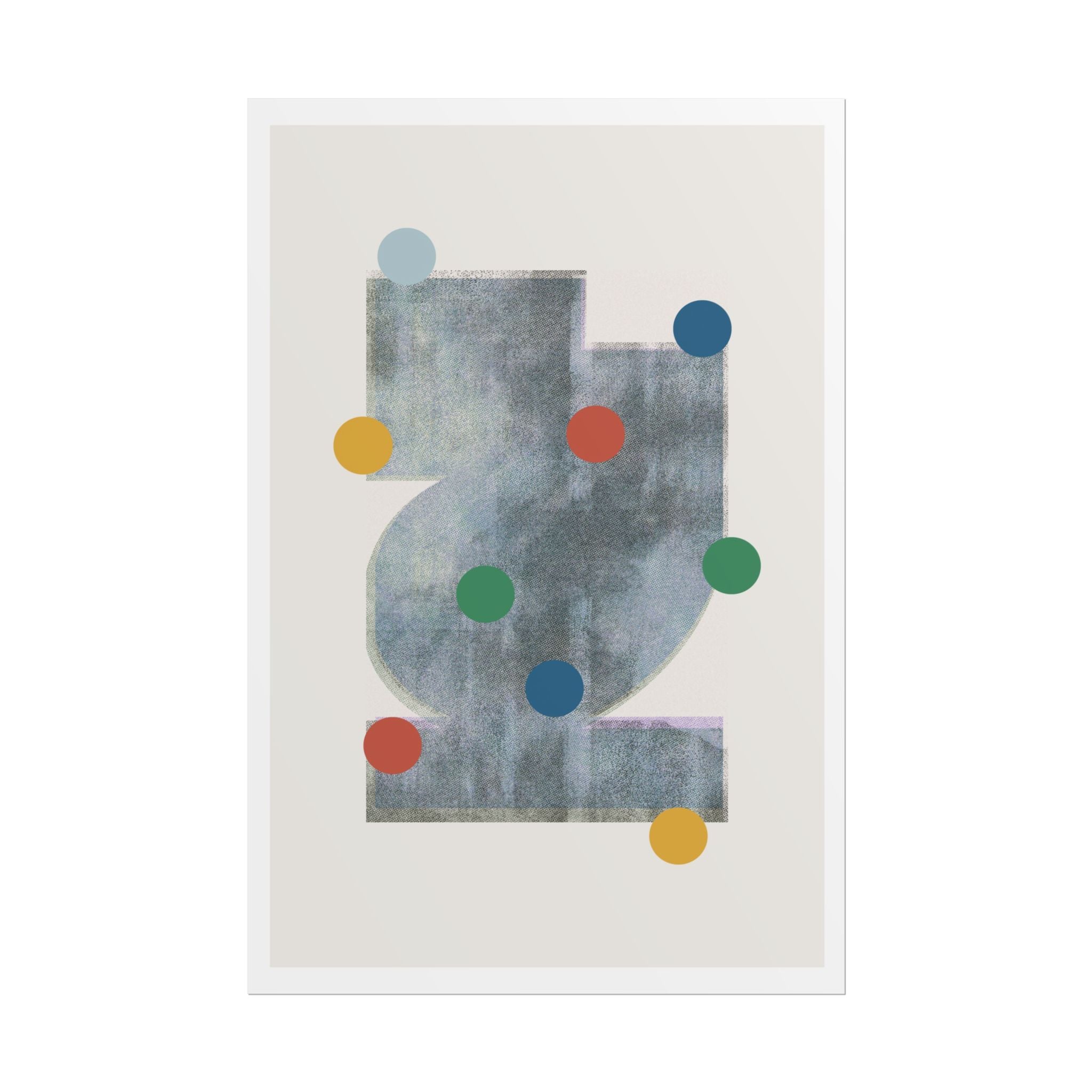 Muted Geometry Reverie - Poster