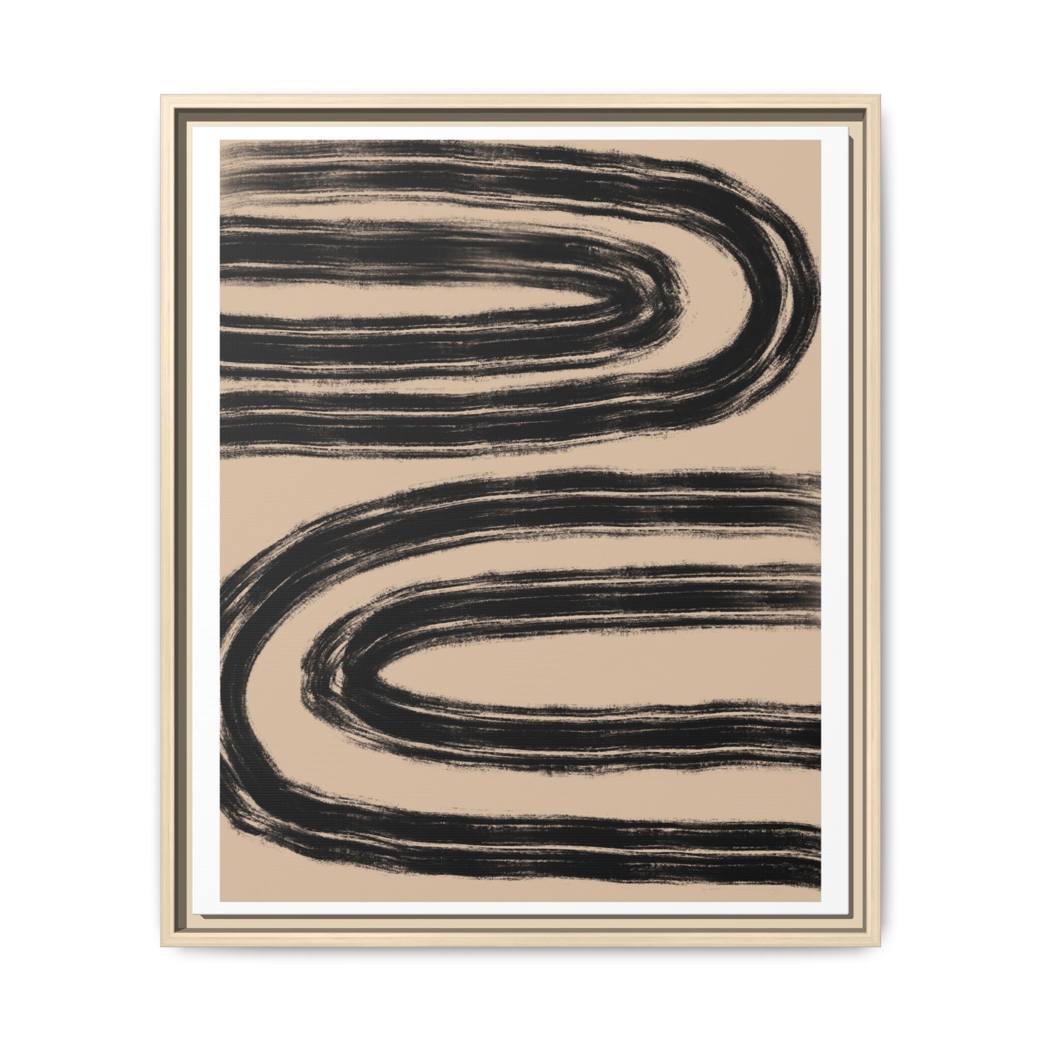 Midnight Current Echoes - Framed
