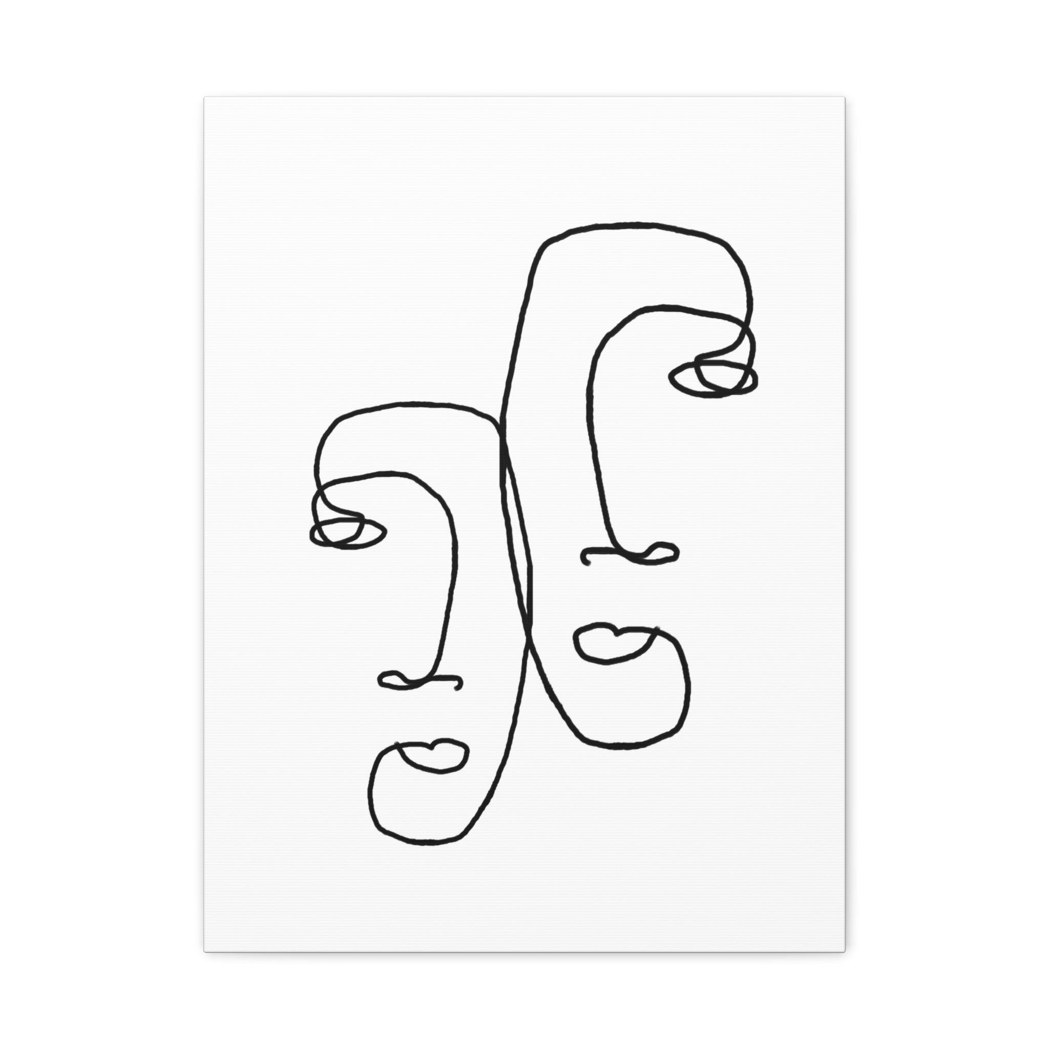 Silent Dual Reflections - Canvas