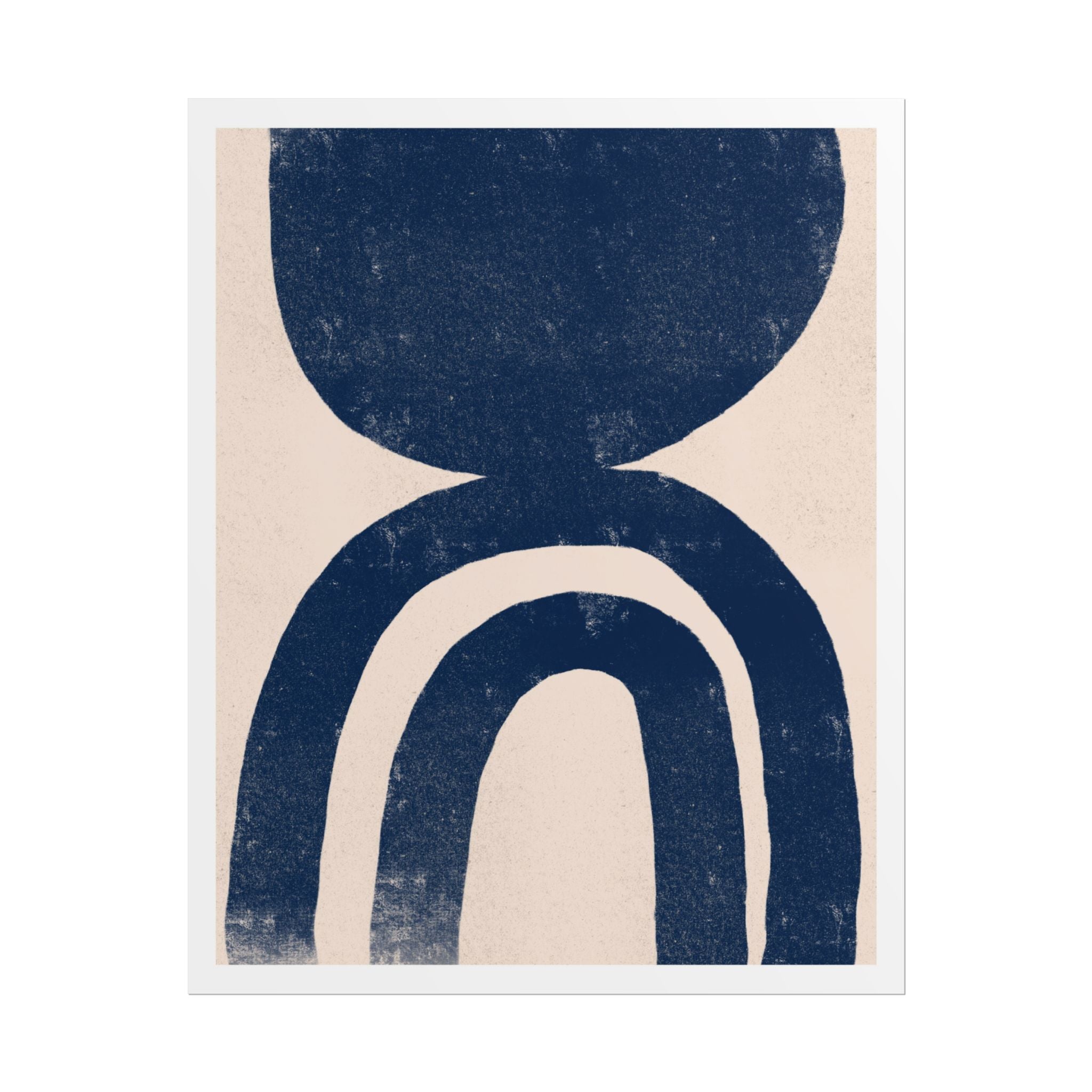 Indigo Arch Stillness - Poster
