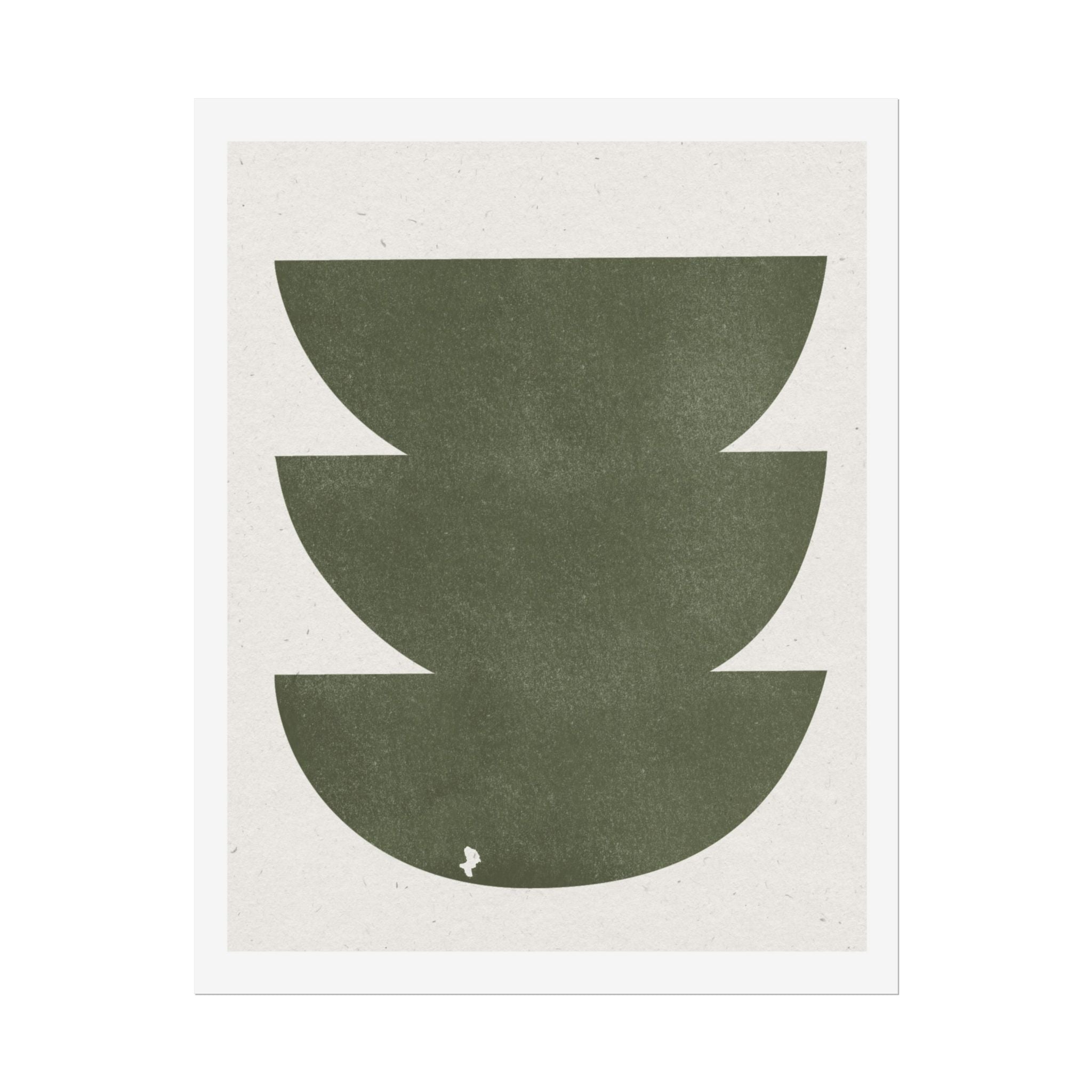 Olive Balance Forms - Poster