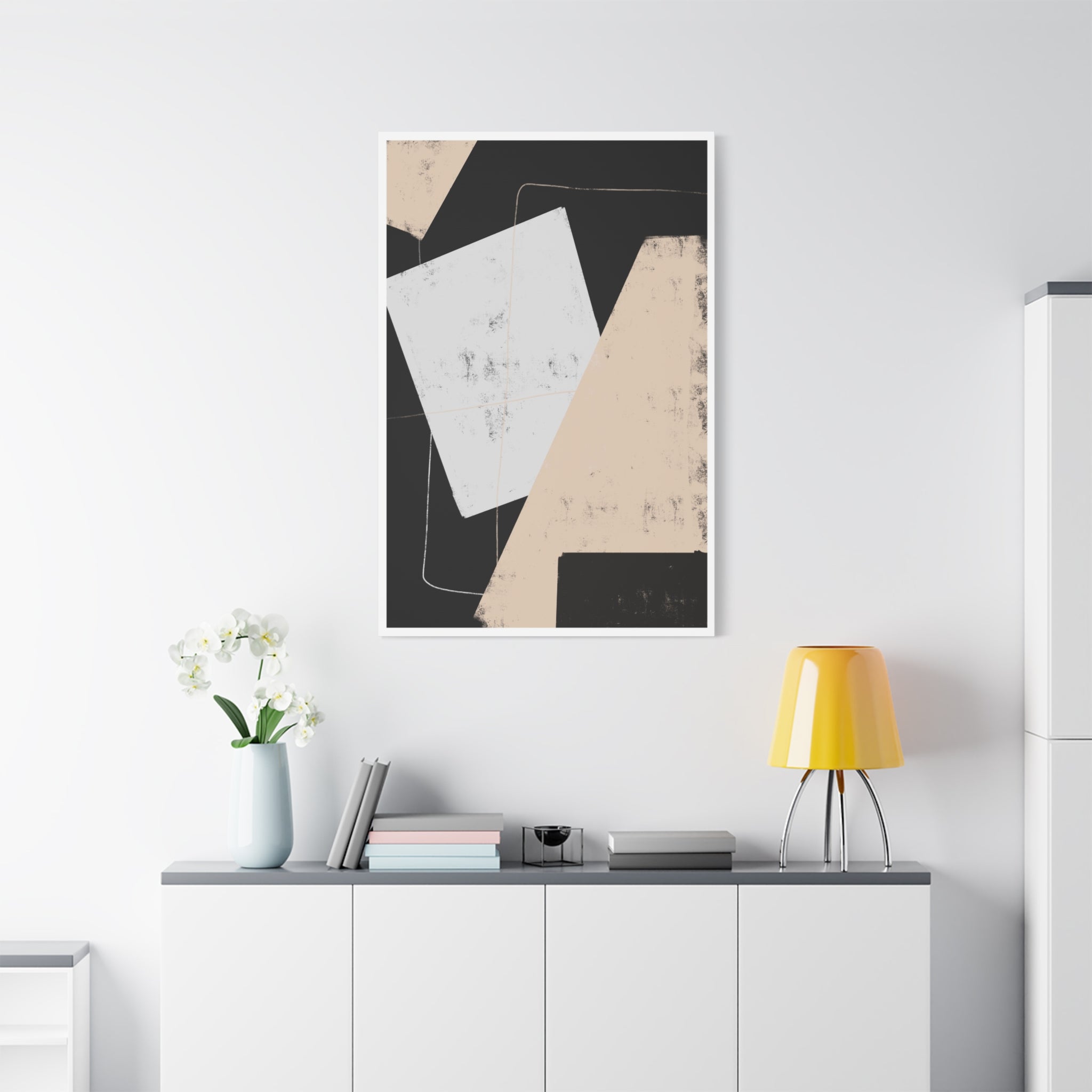 Silent Geometry Passage - Canvas