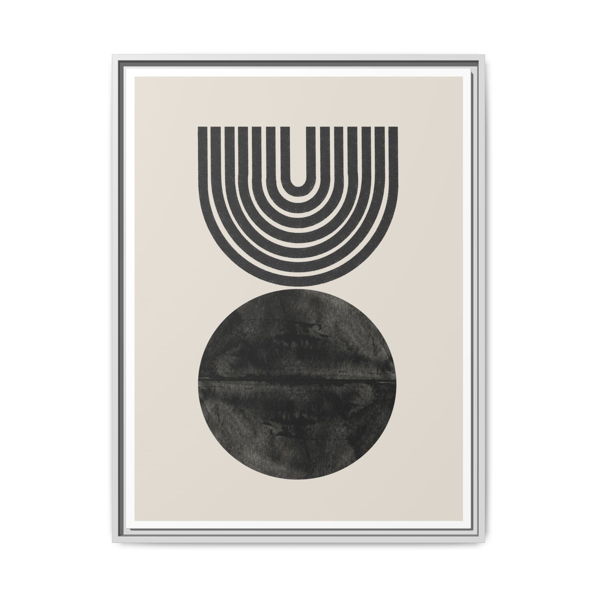 Obsidian Echo Arches - Framed