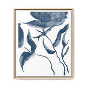 Indigo Bloom Reverie - Framed