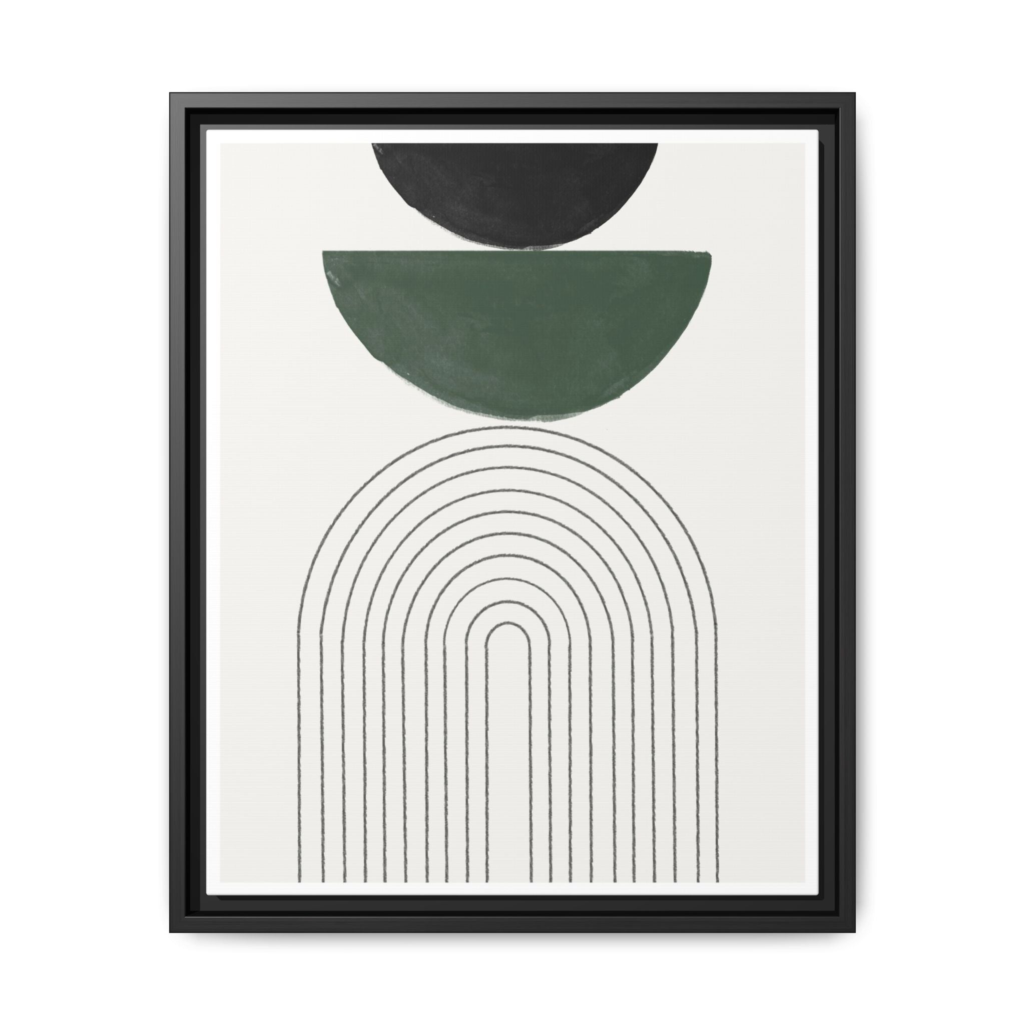 Emerald Arc Horizon - Framed