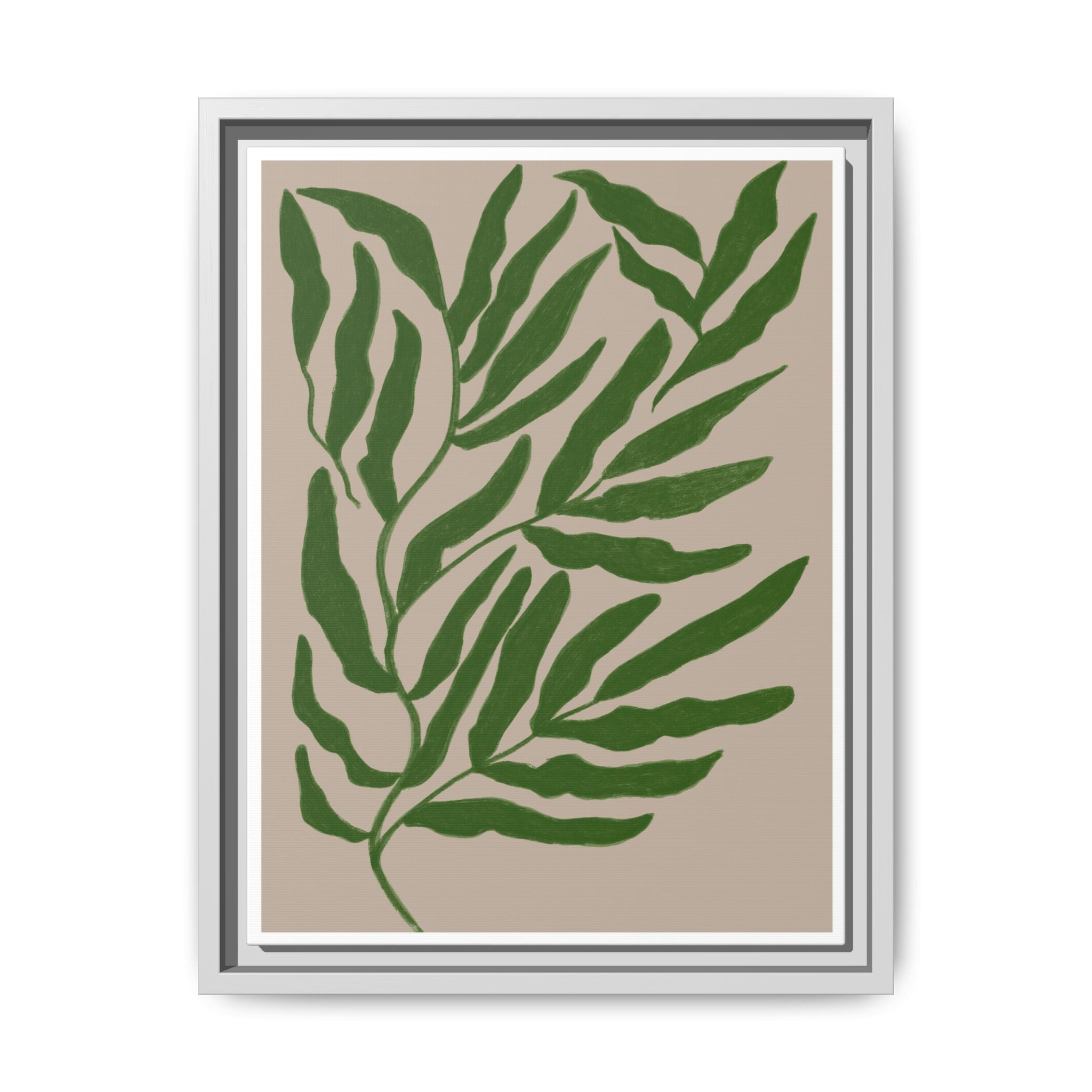Emerald Canopy Drift - Framed