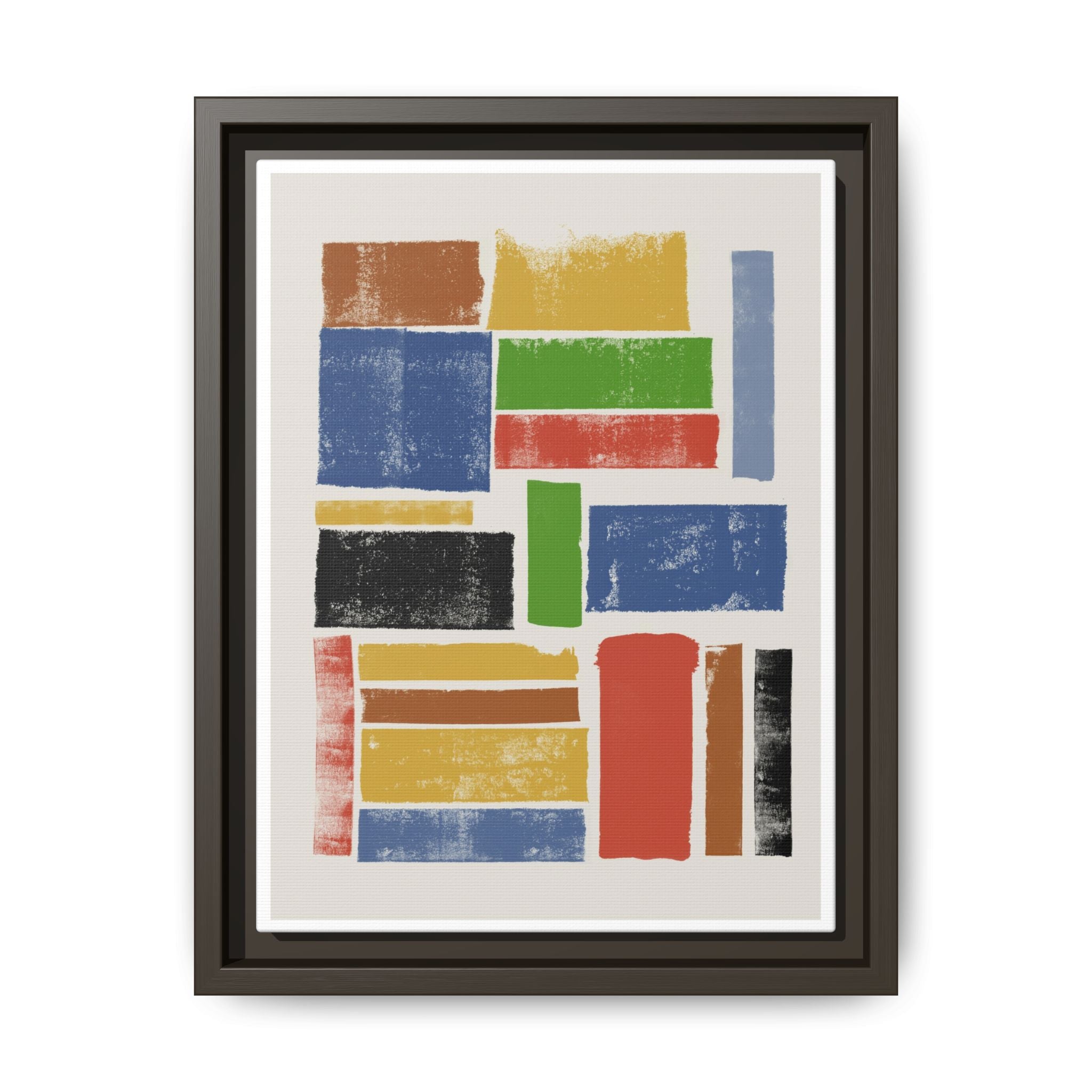 Playful Color Rhythm - Framed
