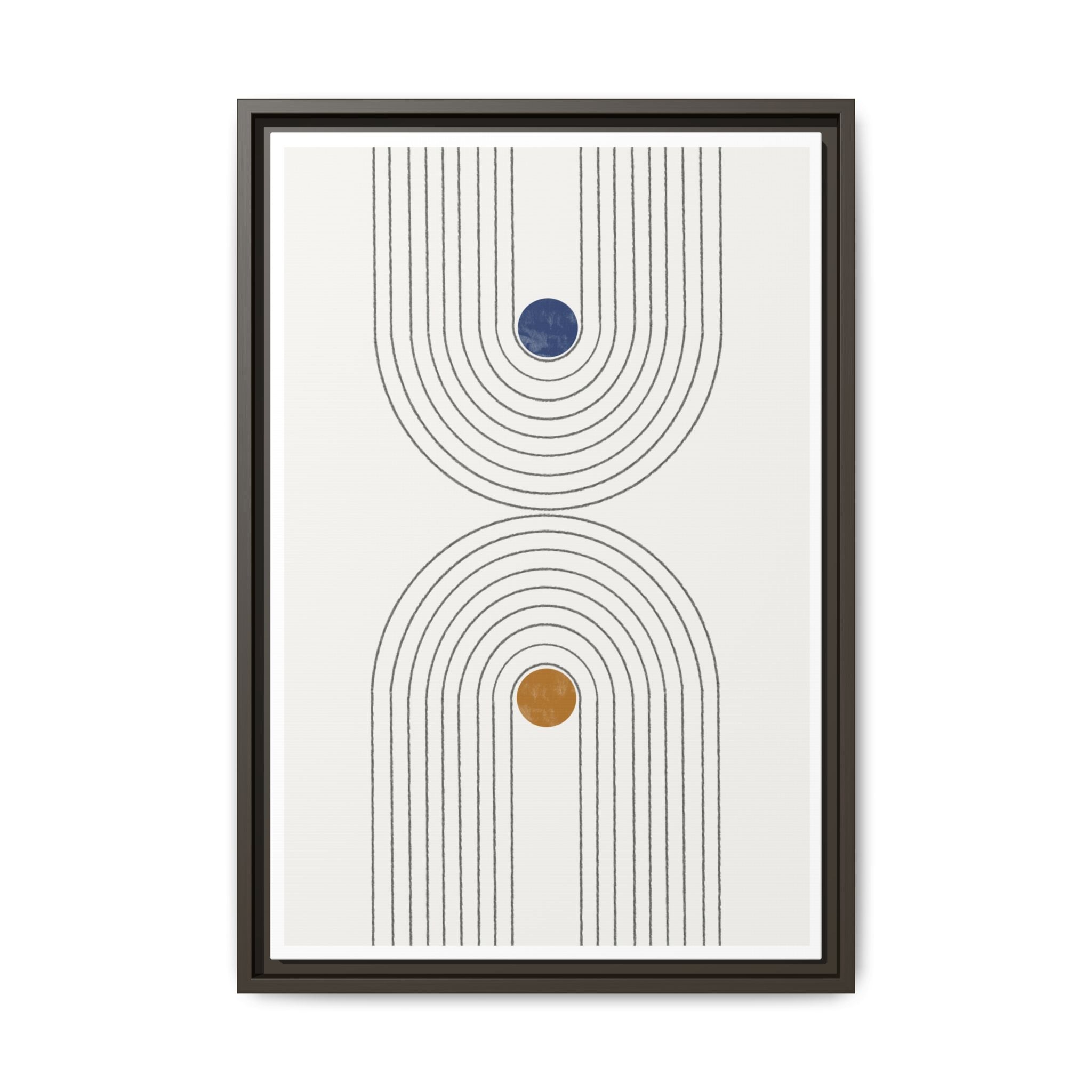 Dual Orbit Rhythm - Framed