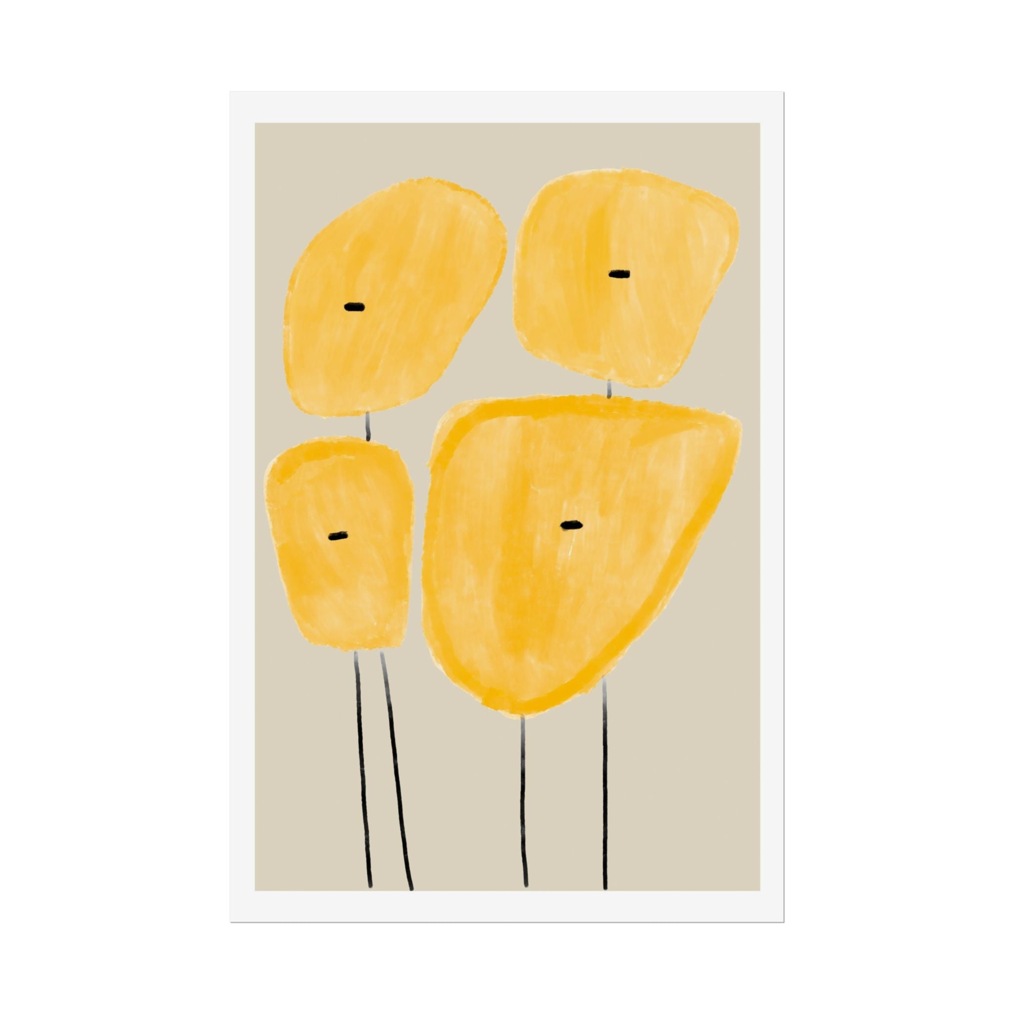 Golden Meadow Figures - Poster