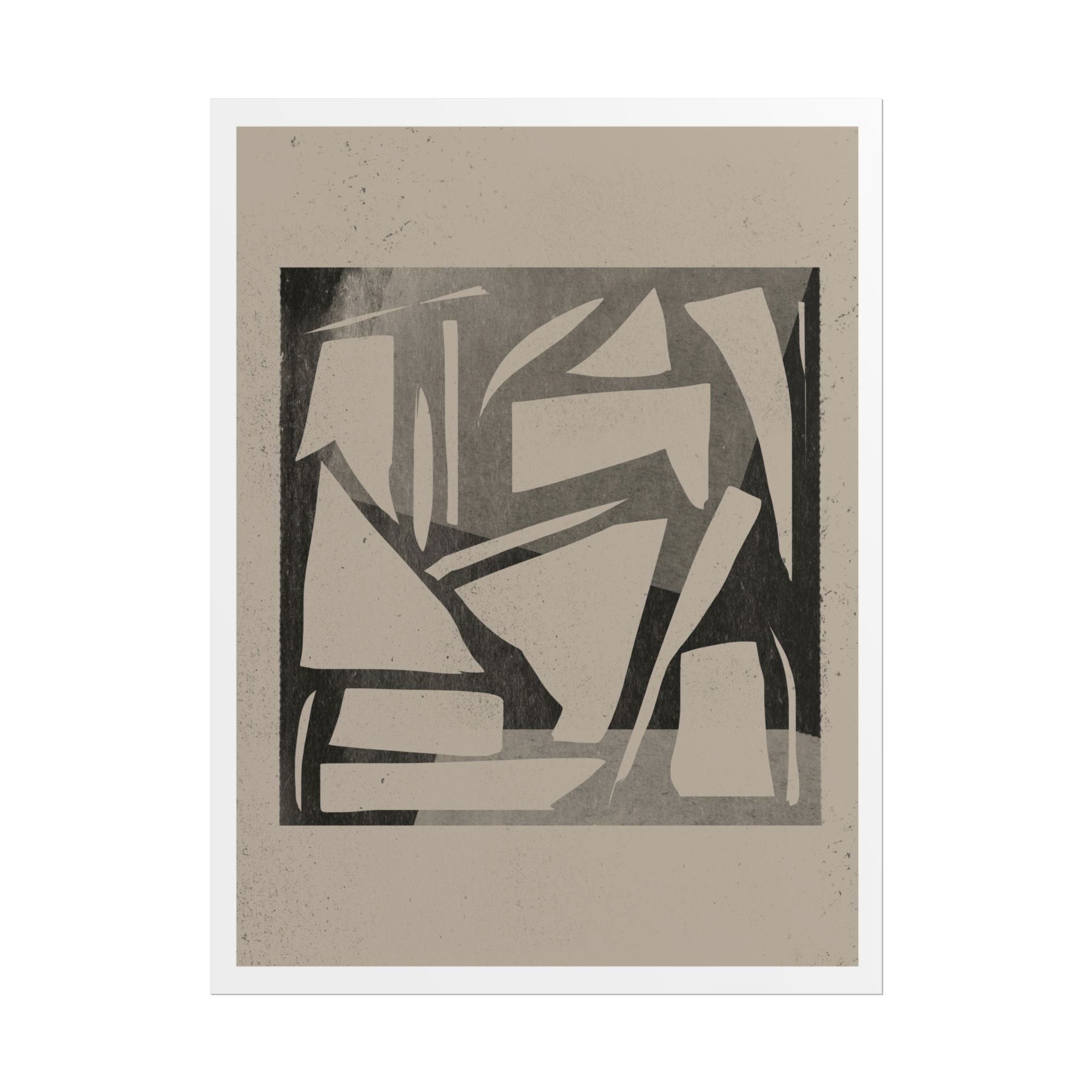 Shadow Fragment Rhythm Study - Poster