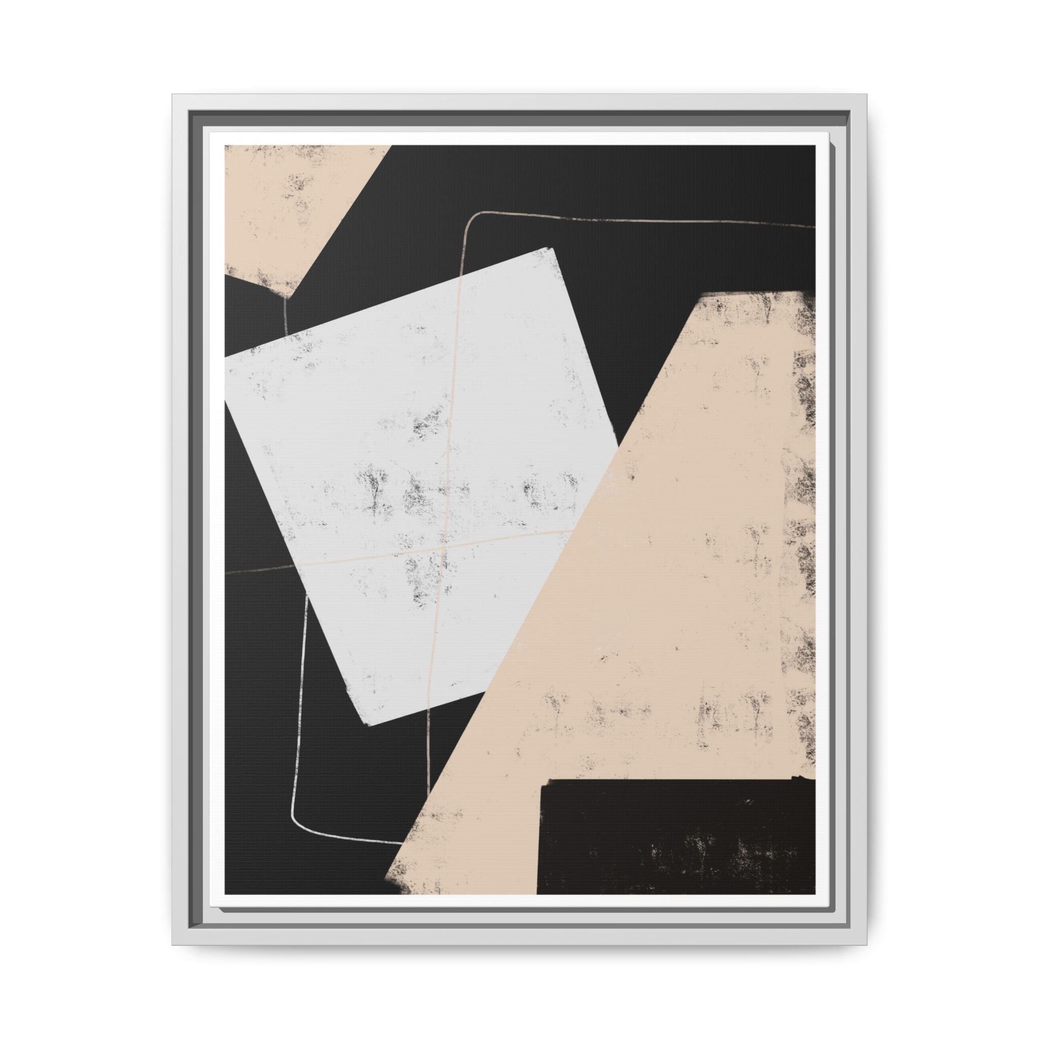 Silent Geometry Passage - Framed