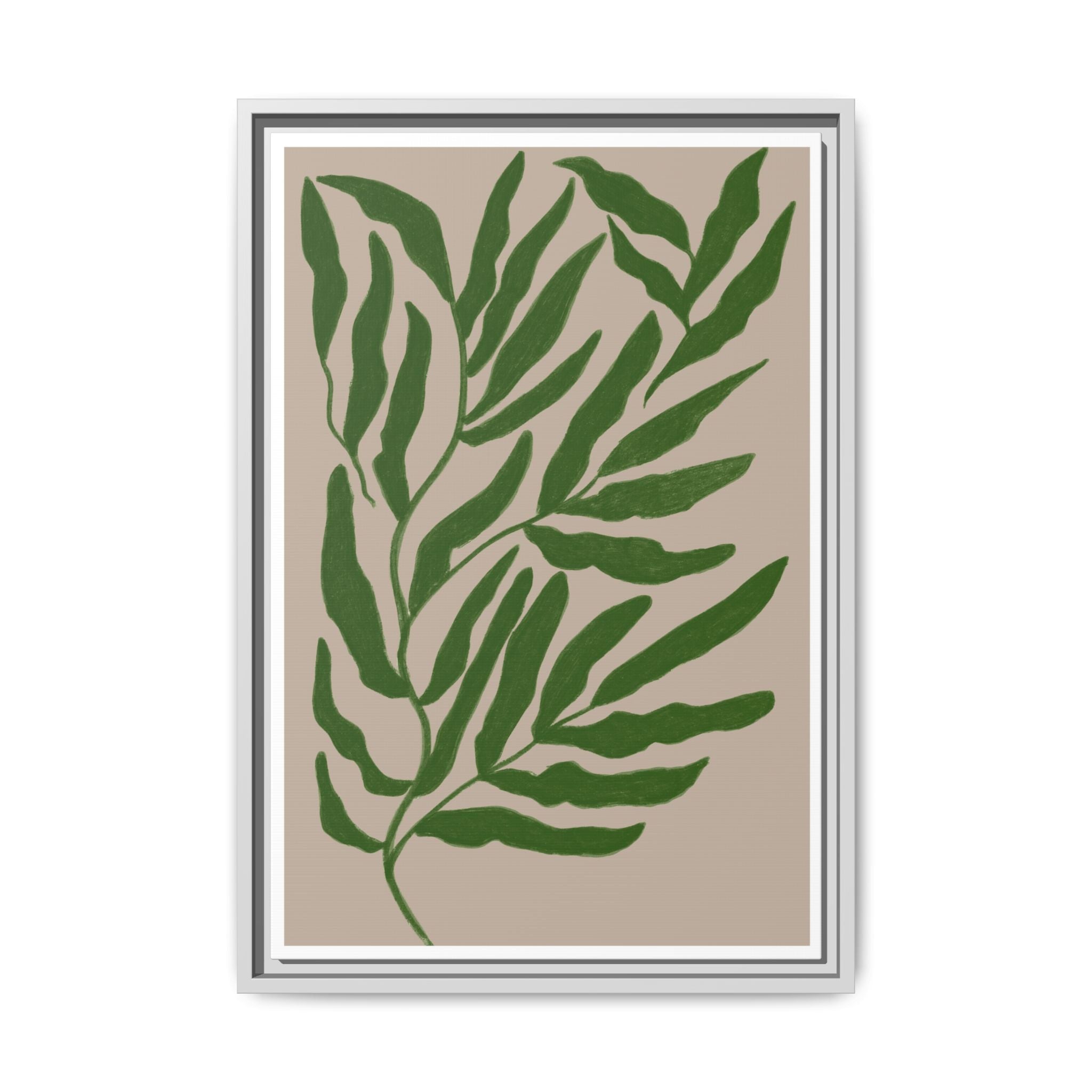 Emerald Canopy Drift - Framed