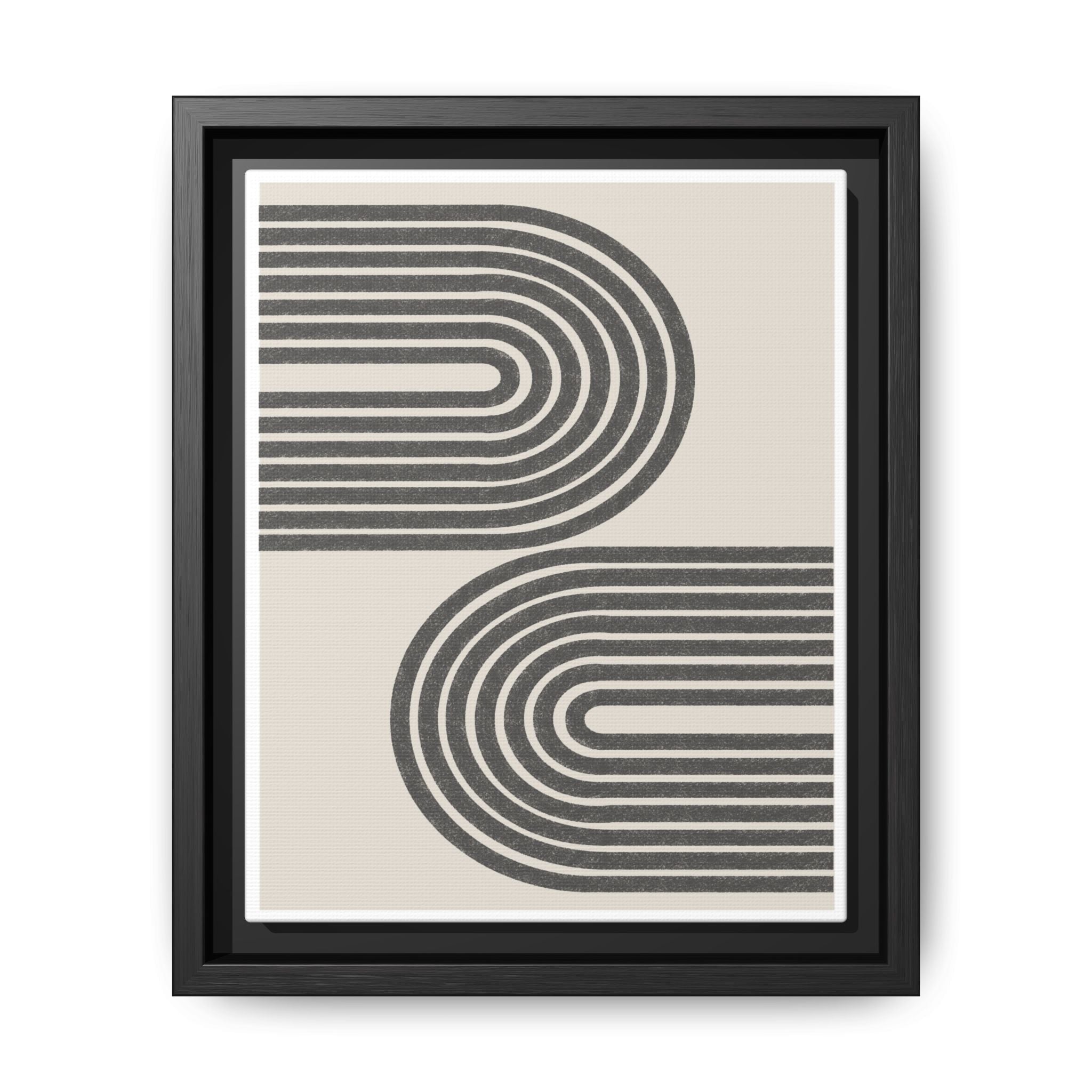 Twin Horizon Currents - Framed