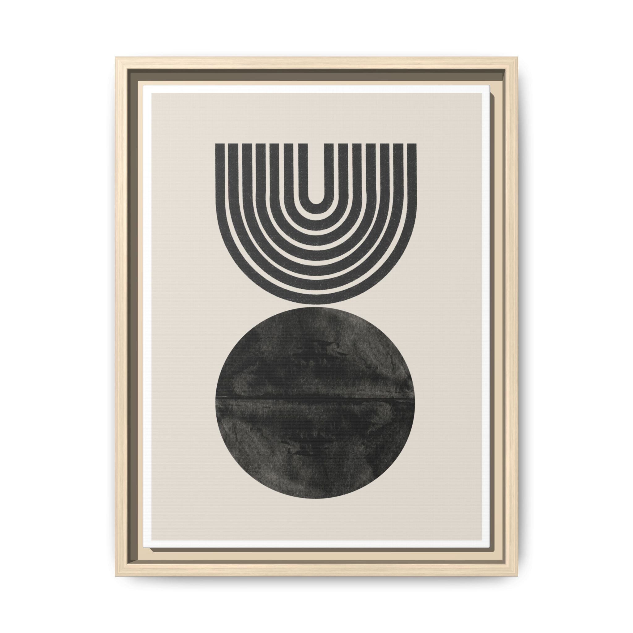 Obsidian Echo Arches - Framed