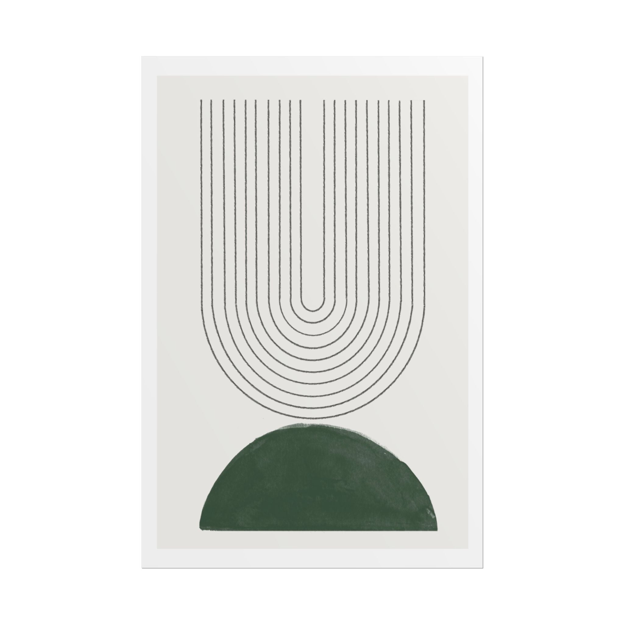 Emerald Echo Pathways - Poster