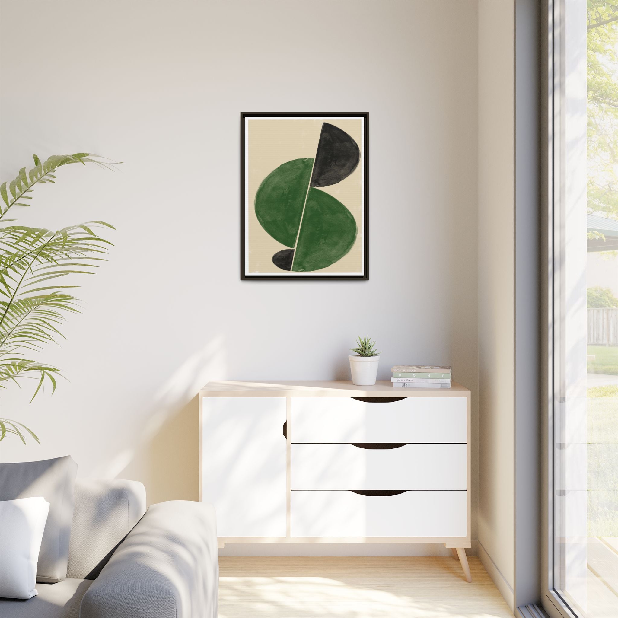 Verdant Eclipse Balance - Framed