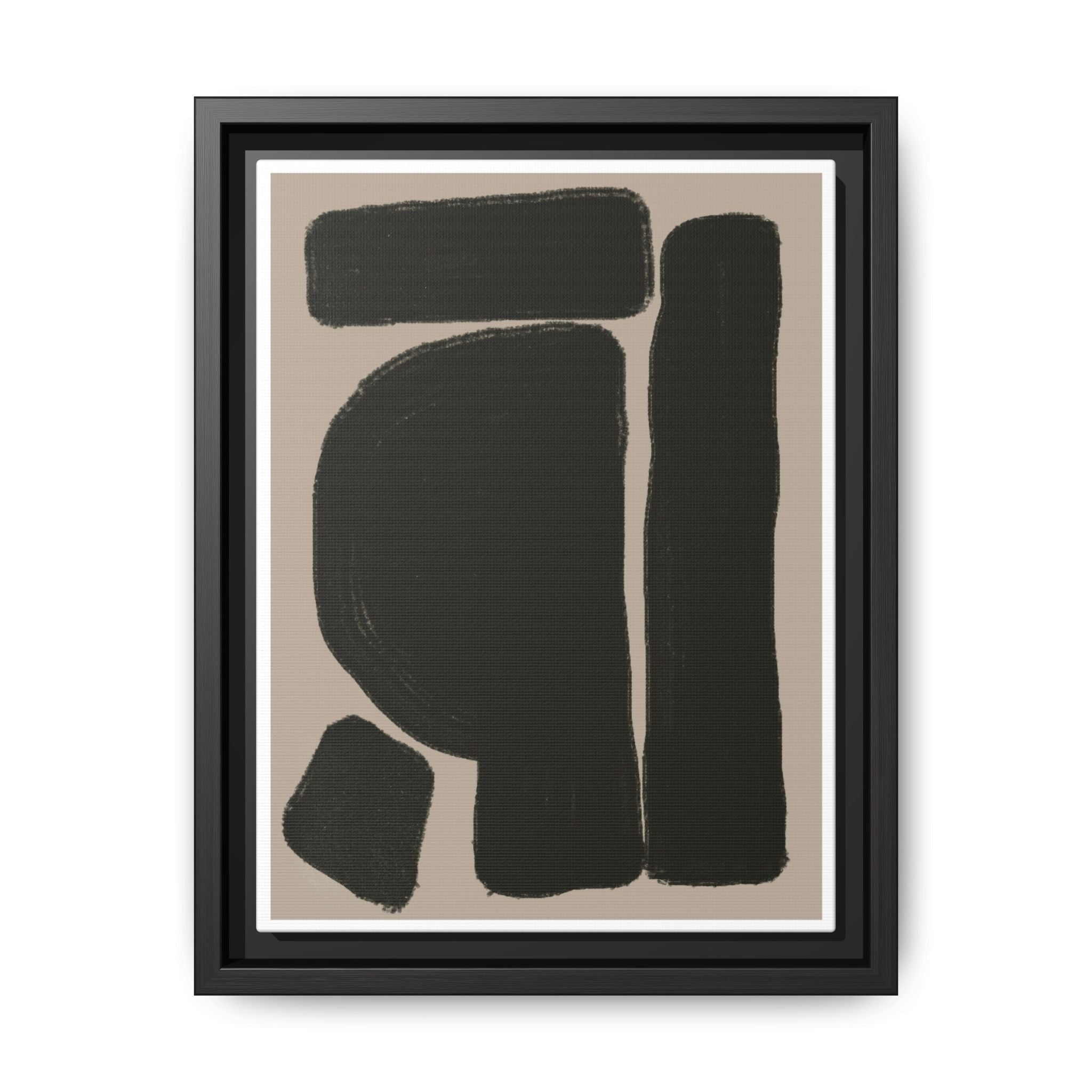 Velvet Obsidian Forms - Framed