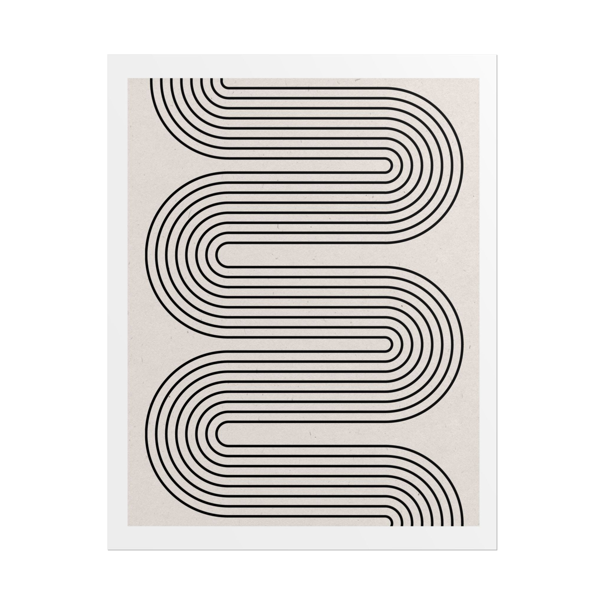 Monoline Rhythm Cascade - Poster