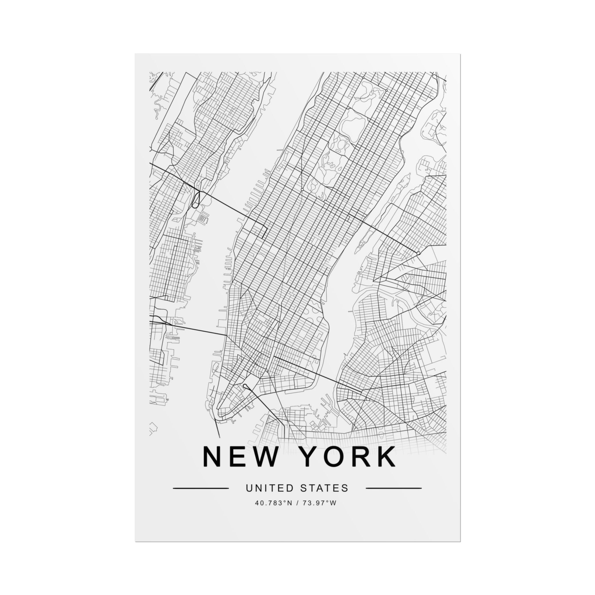 Metropolitan Gridline Reverie - Poster