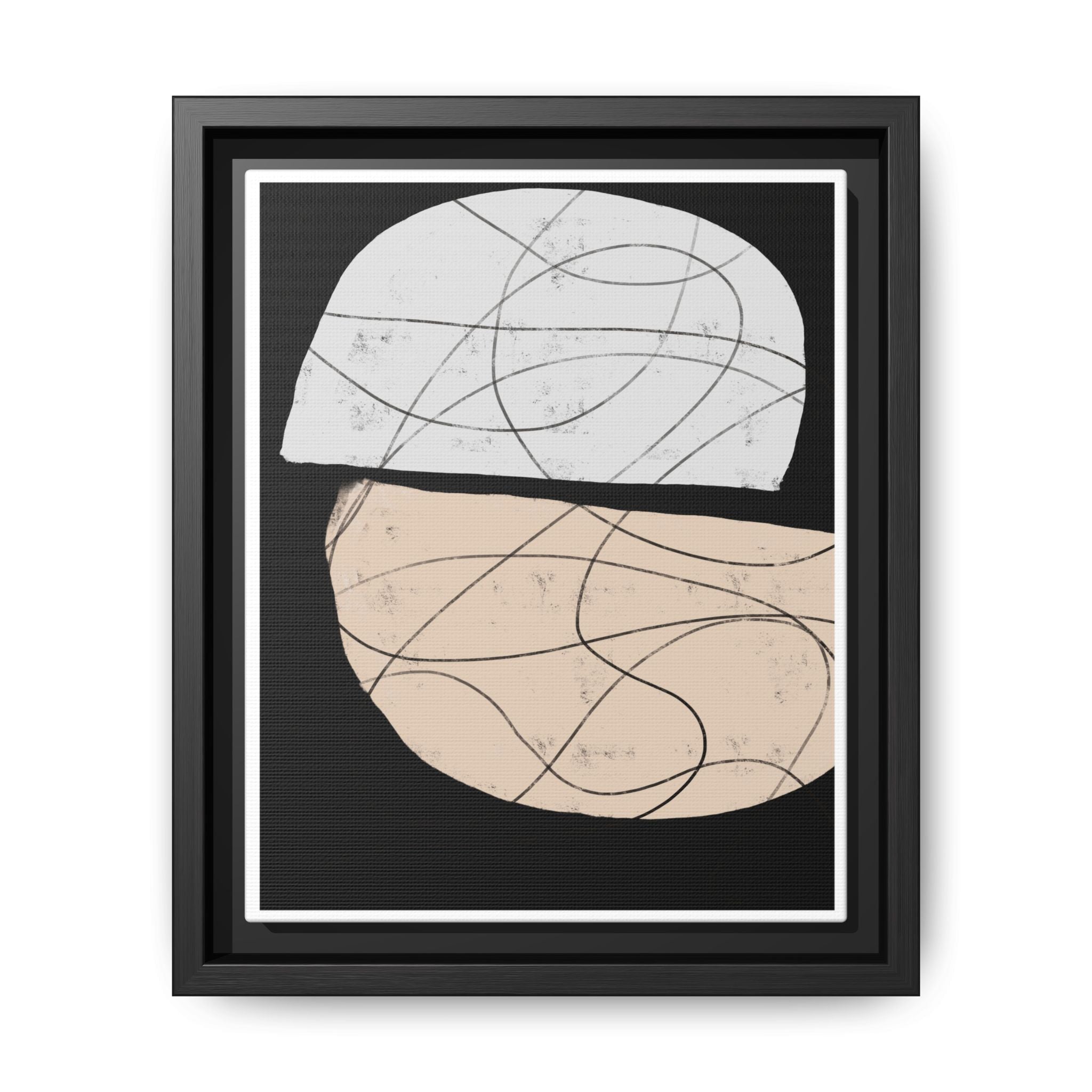 Nocturne Orbit Lines - Framed
