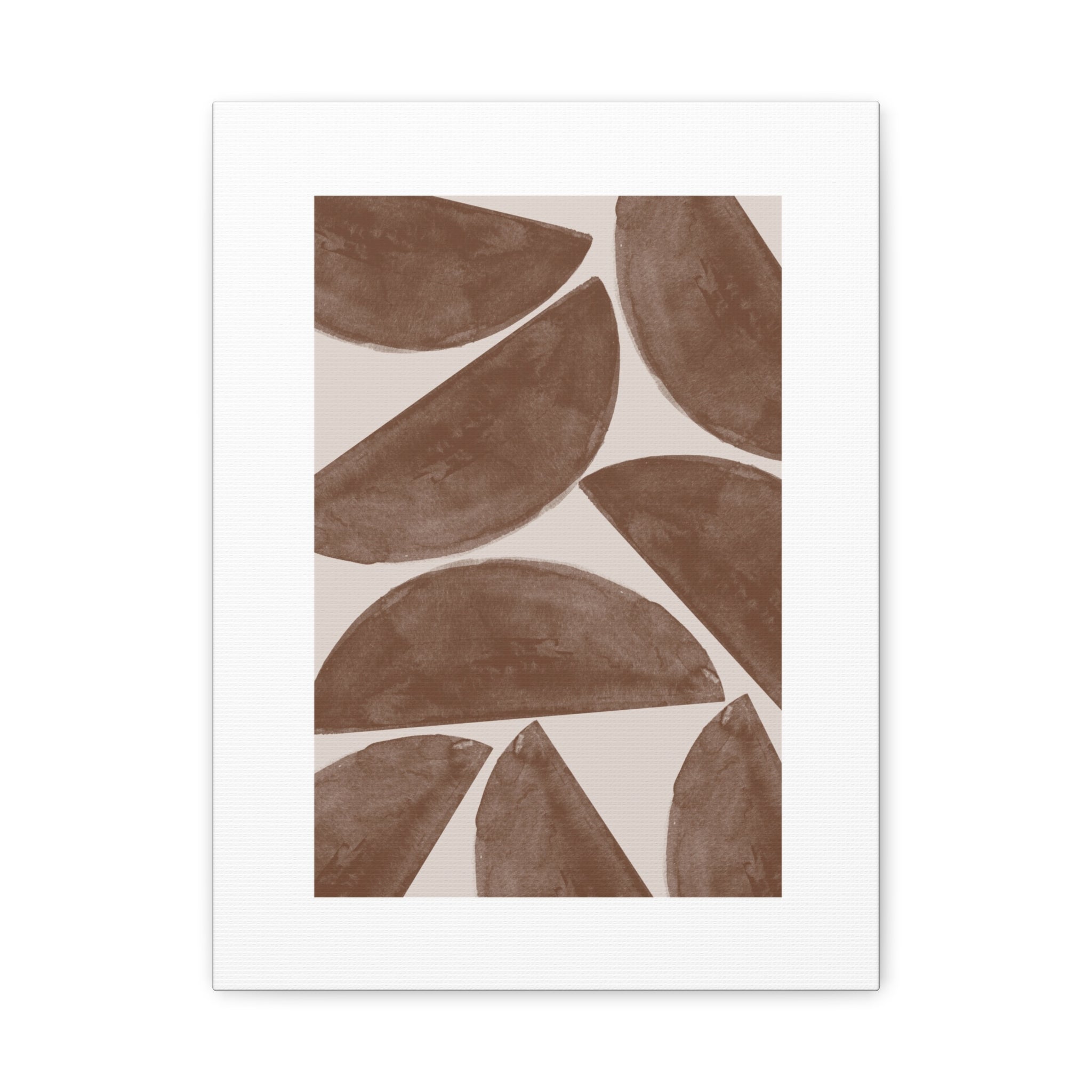 Terracotta Crescent Rhythm - Canvas