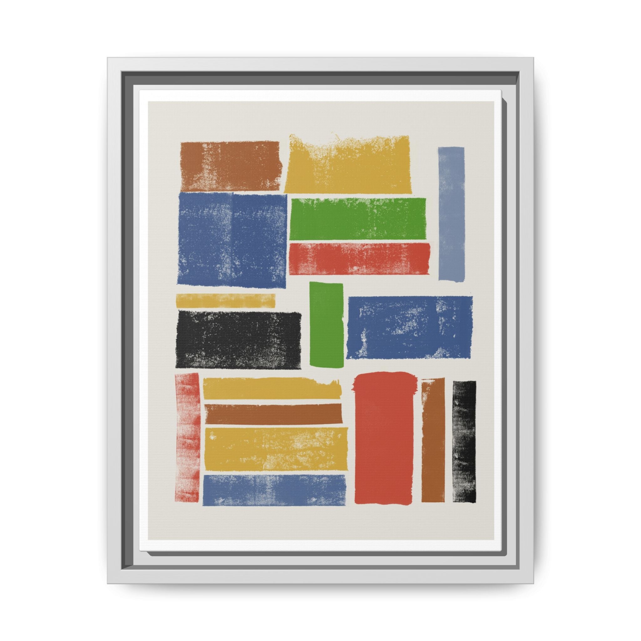 Playful Color Rhythm - Framed