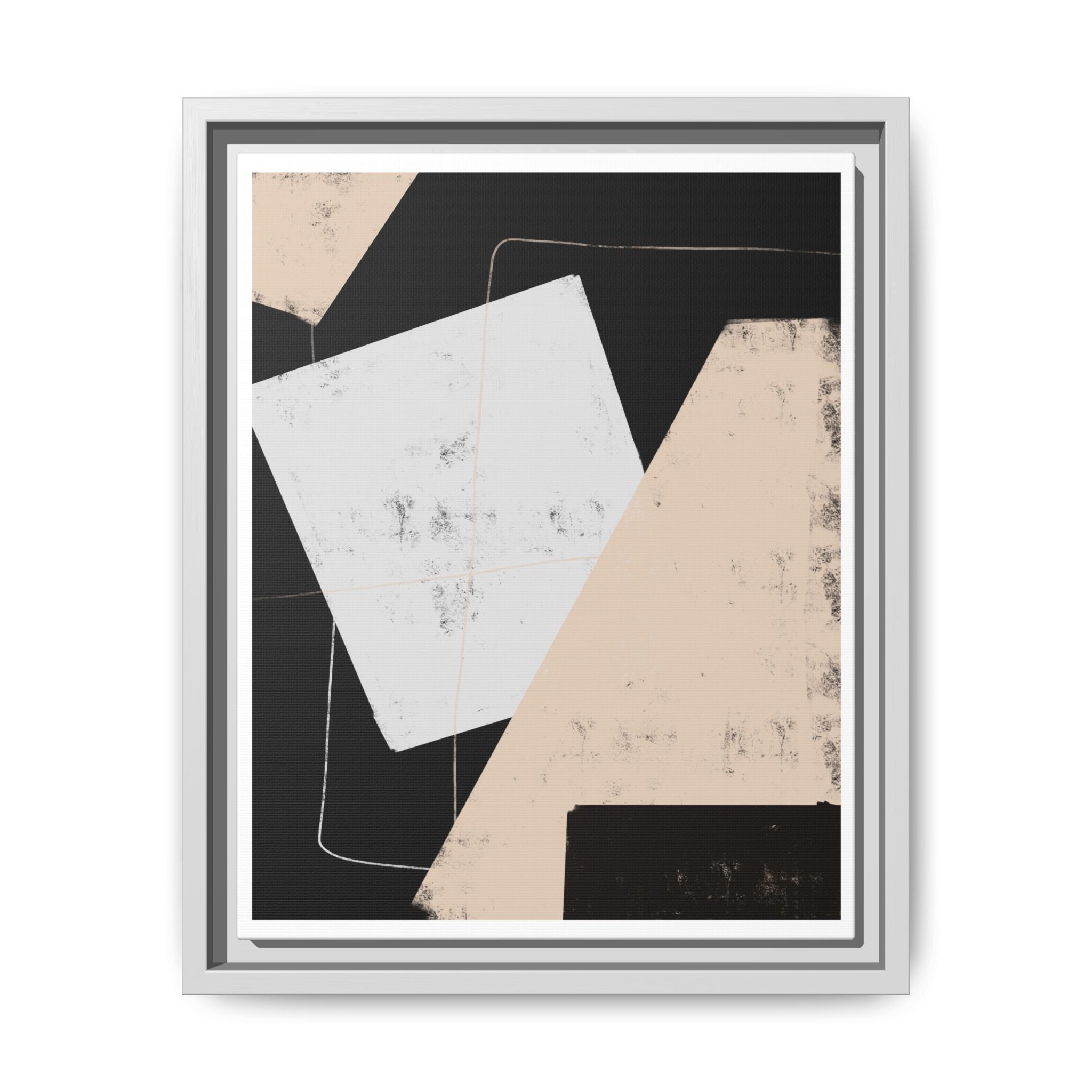 Silent Geometry Passage - Framed