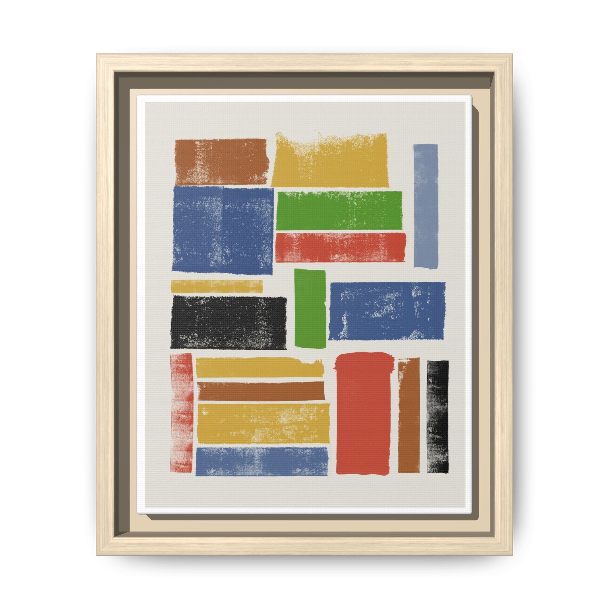 Playful Color Rhythm - Framed
